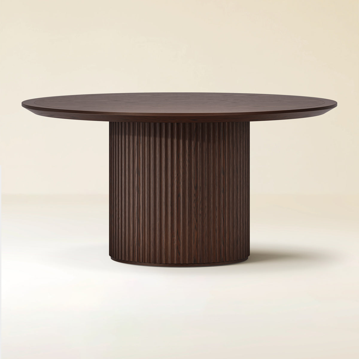 Aurelius Fluted Round Dining Table 60"W