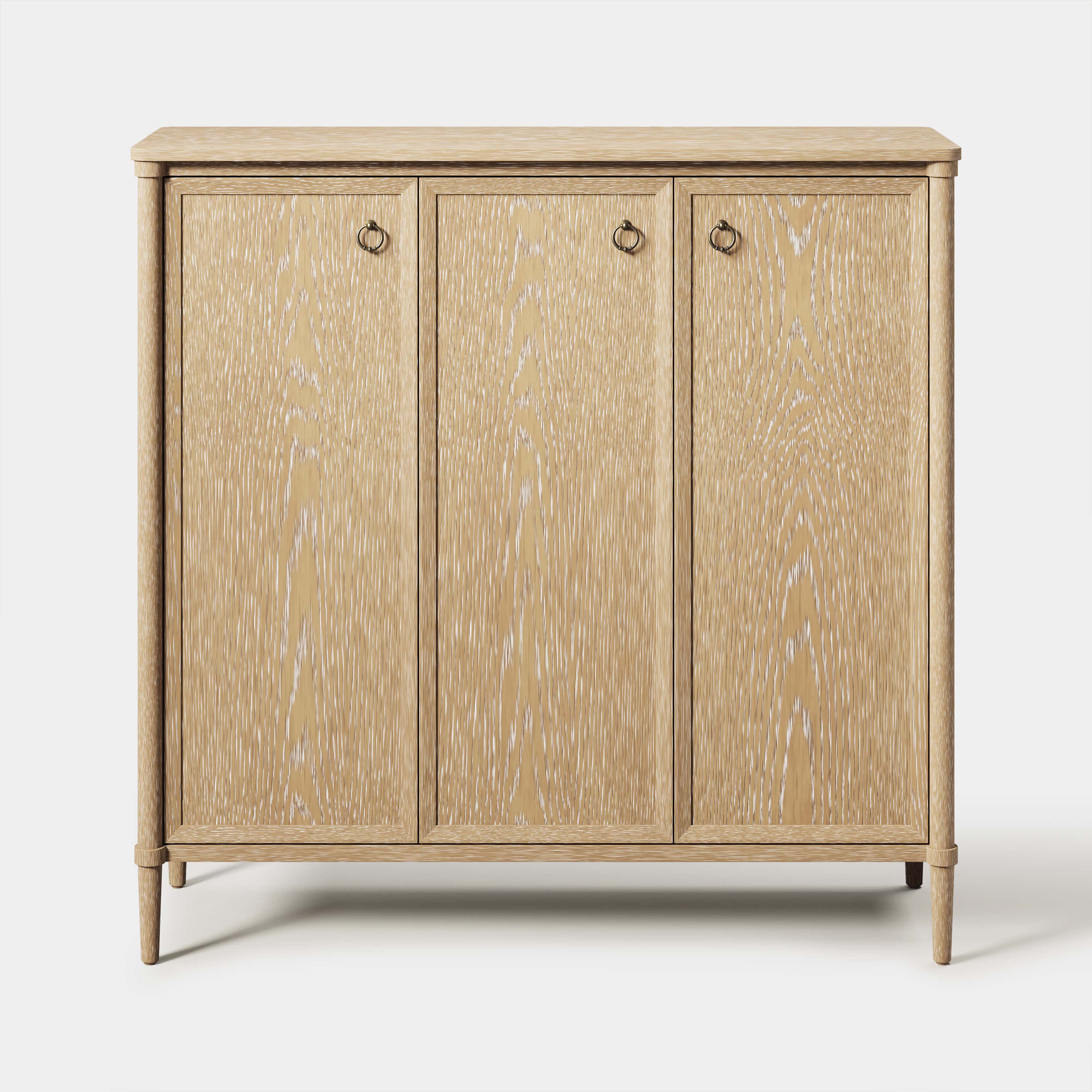 Maison Oak Shoe Storage Cabinet