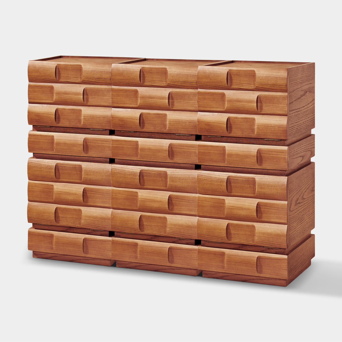 Terra Cube Emboss Cabinet (Set of 2)