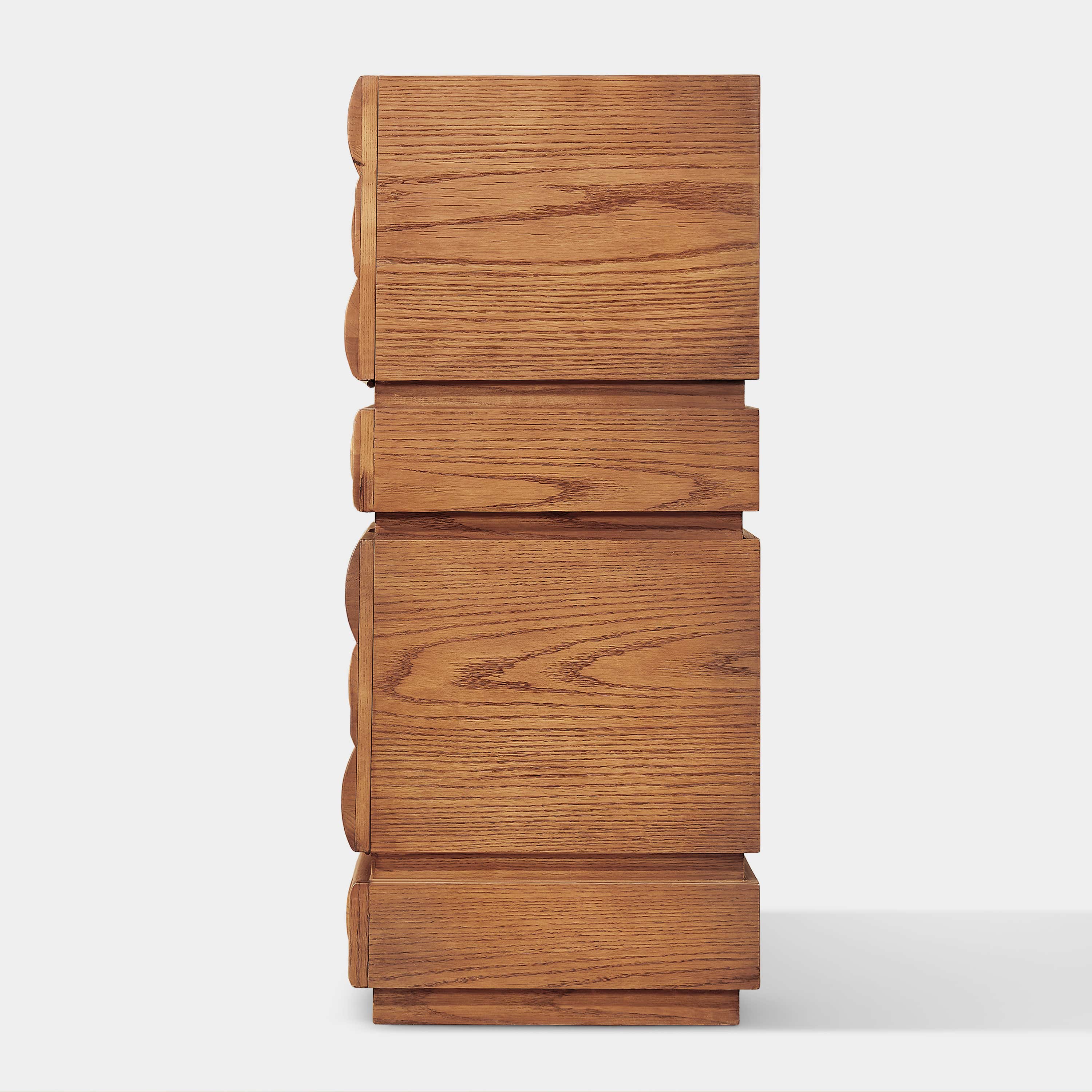 Terra Cube Emboss Cabinet(set of 2)