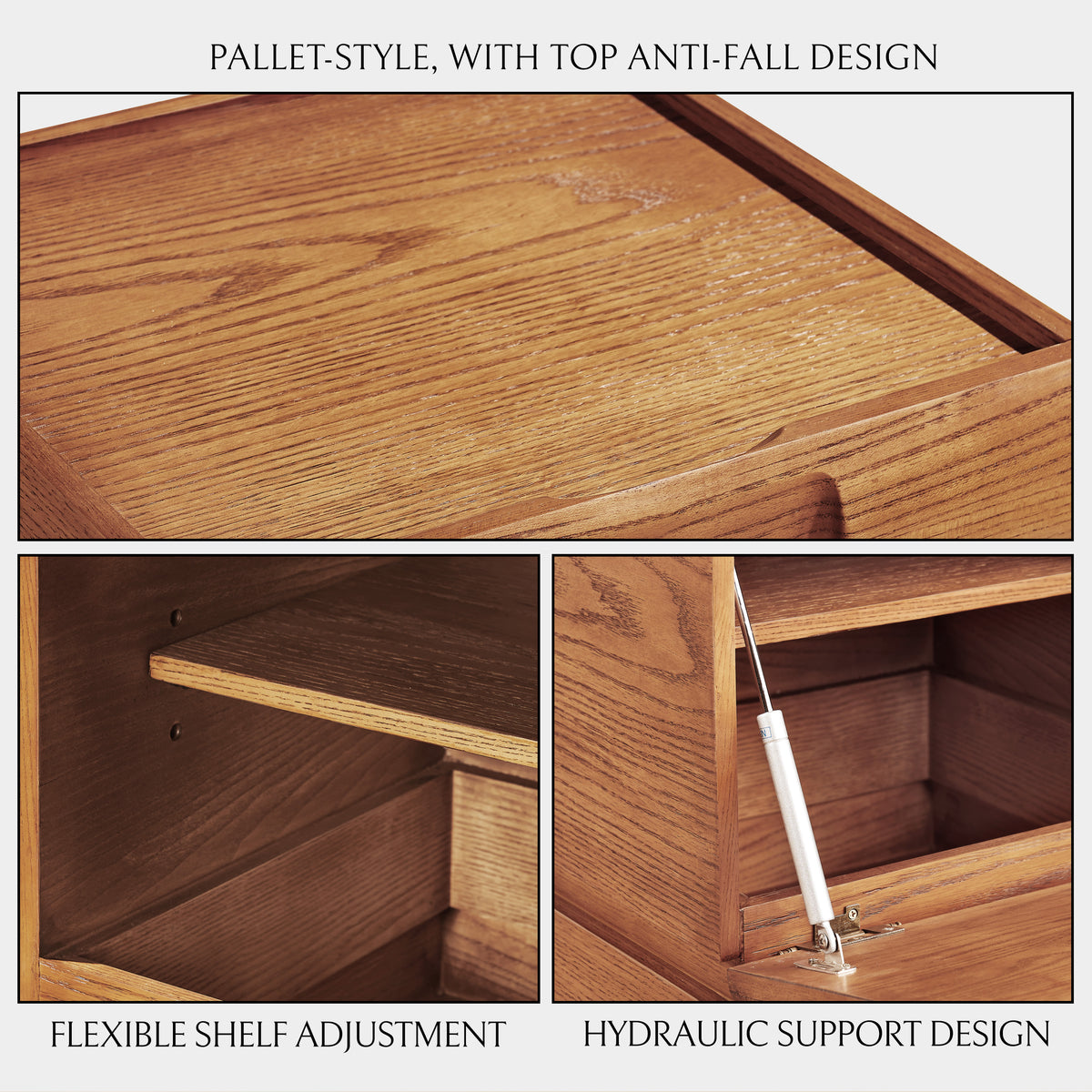 Terra Cube Emboss Nightstand 18”