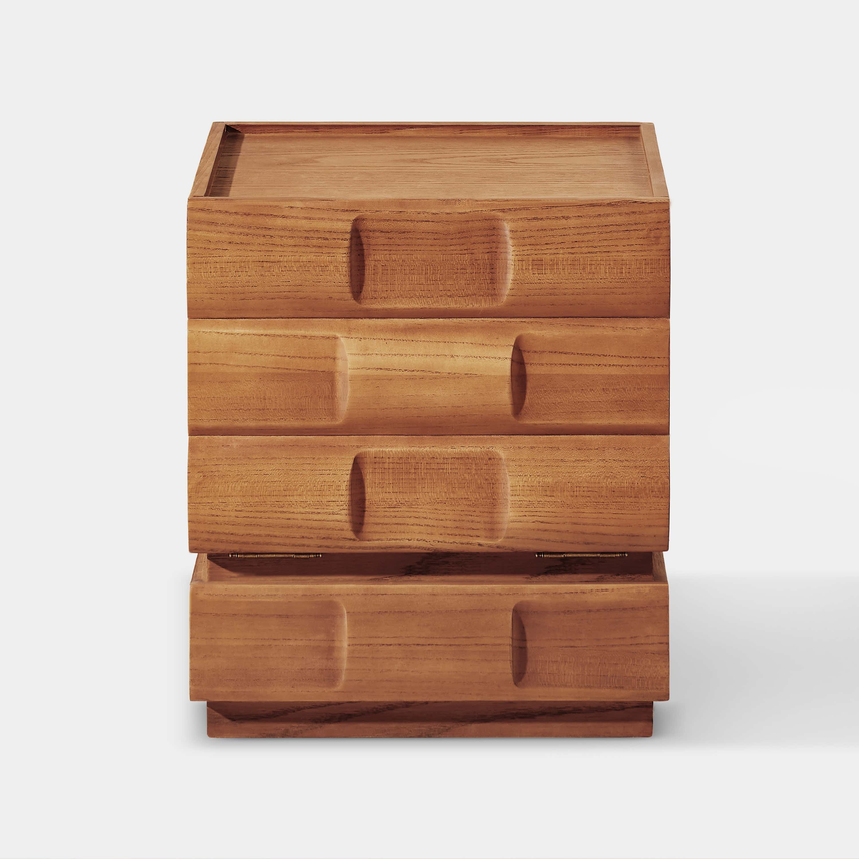 Terra Cube Emboss Nightstand 18”