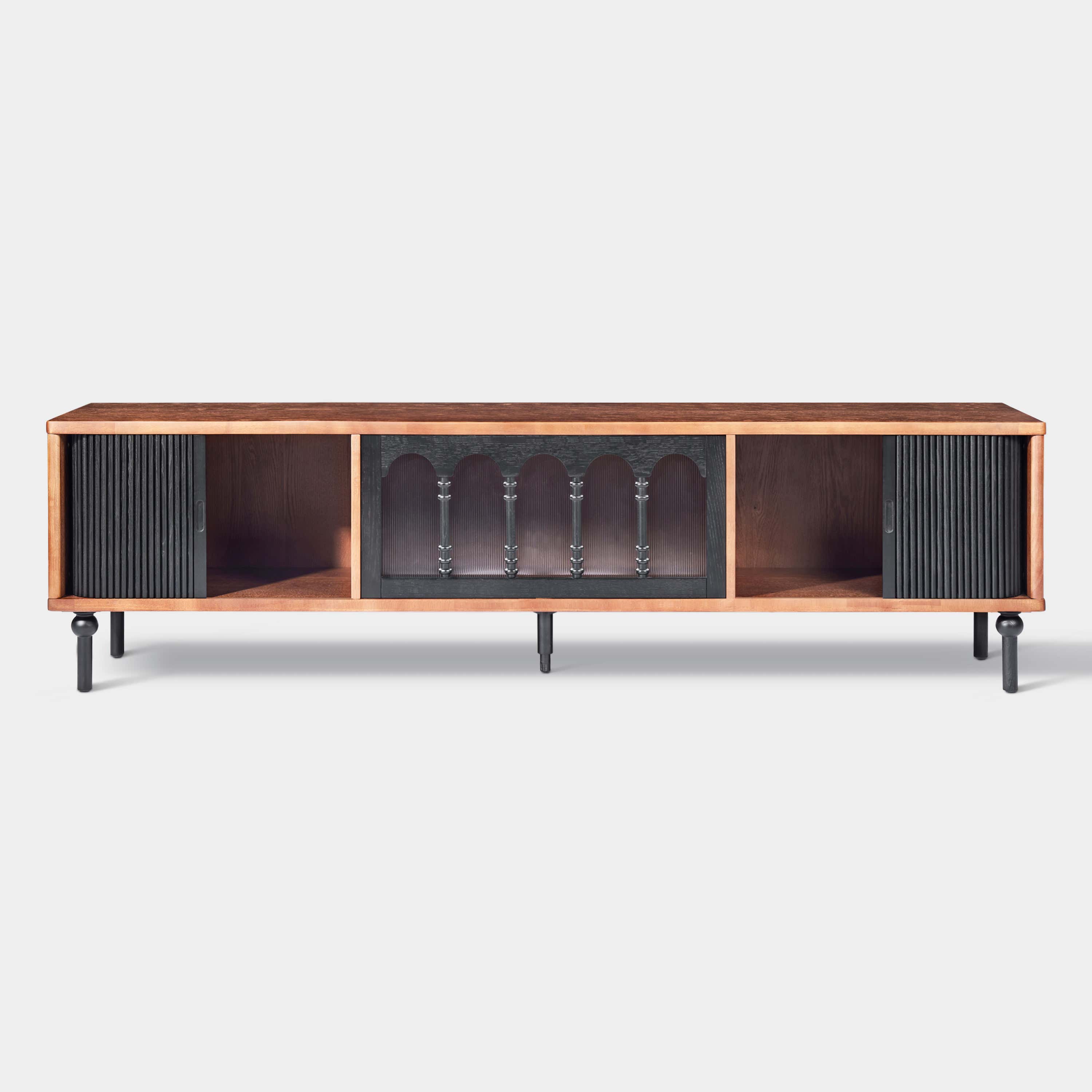 Marais Oak Media Console 78"