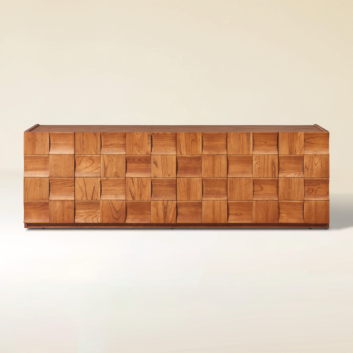 Terra Cube Emboss Media Console 71”