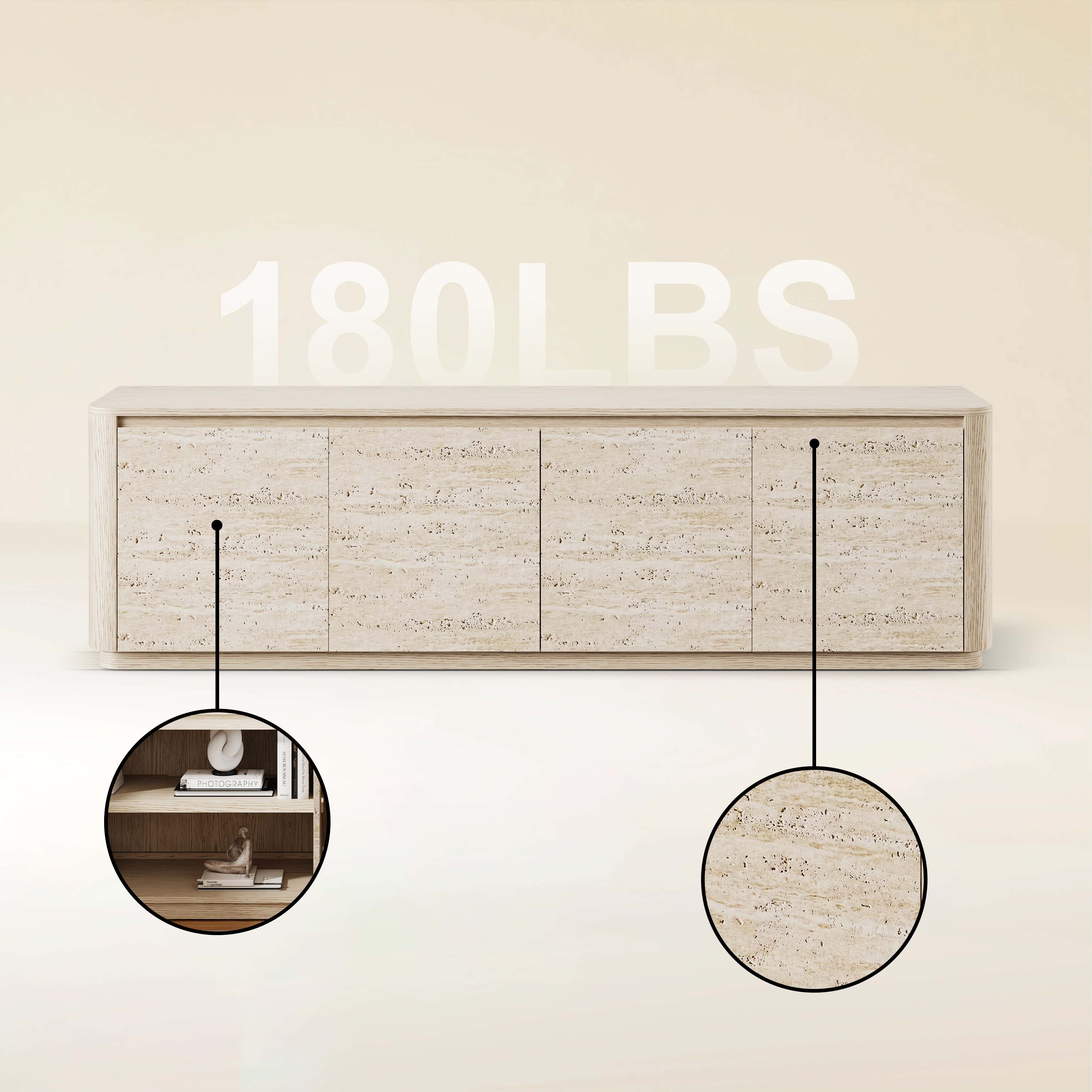 Tivoli Media Console 84"W