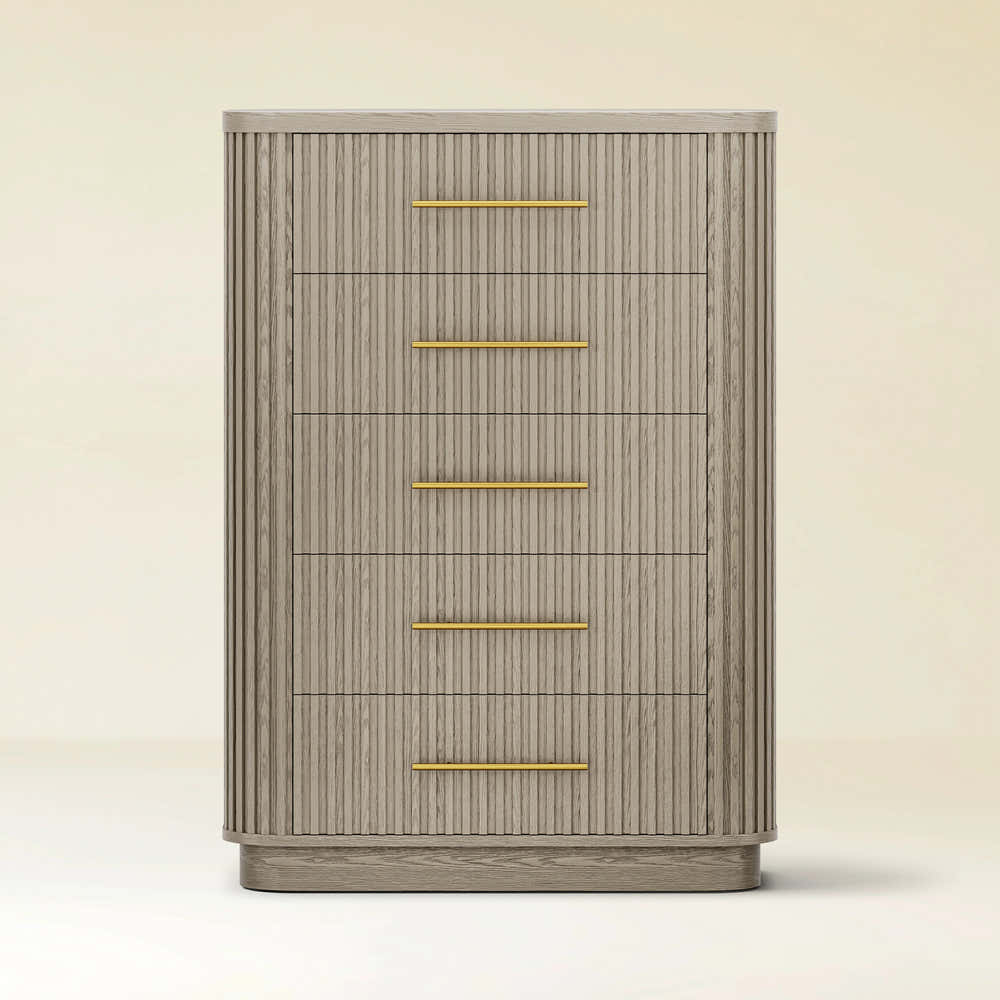 Sinclair Fluted 5-Drawer Chest 39"W