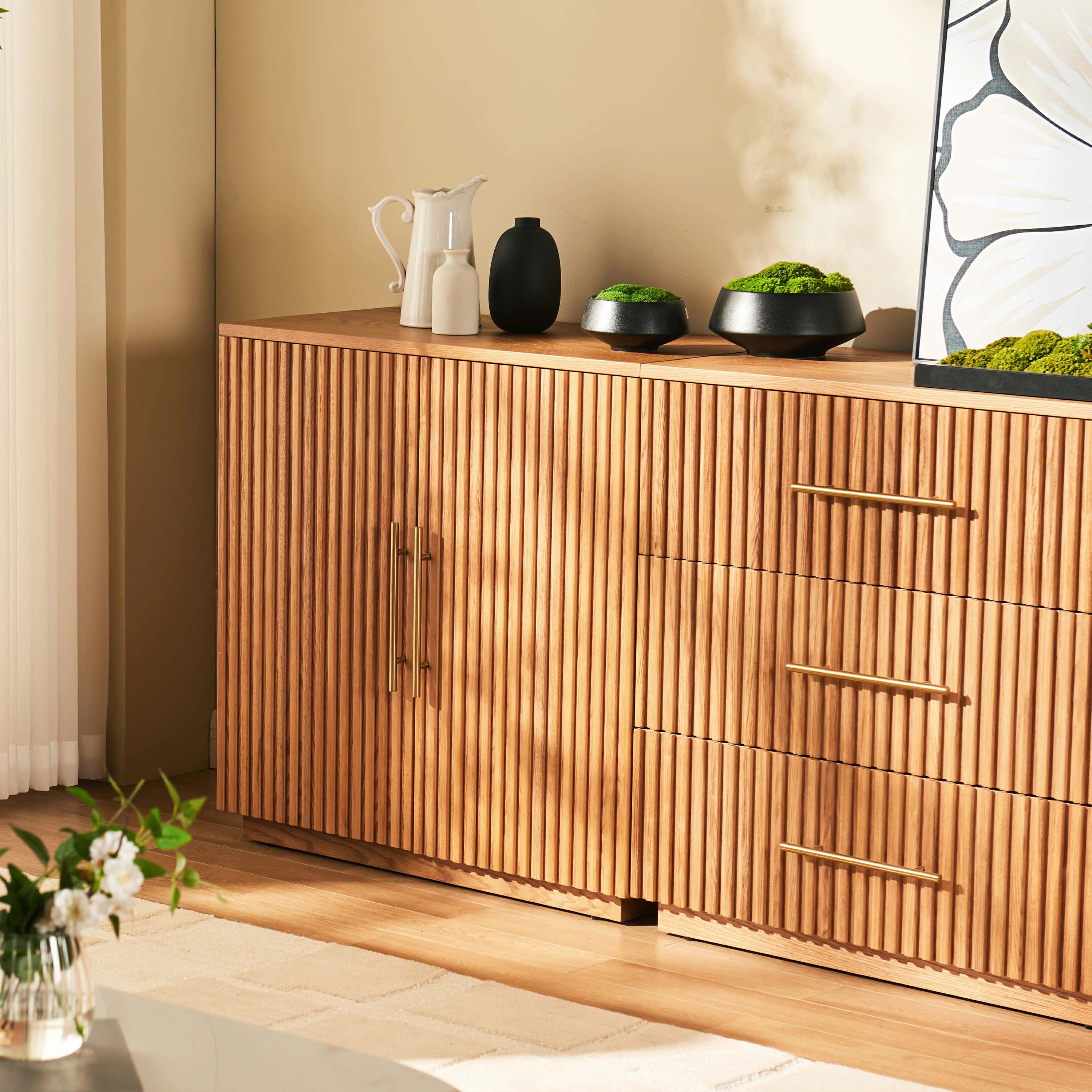 Holt Oak Modular Media Console (Set of 4)