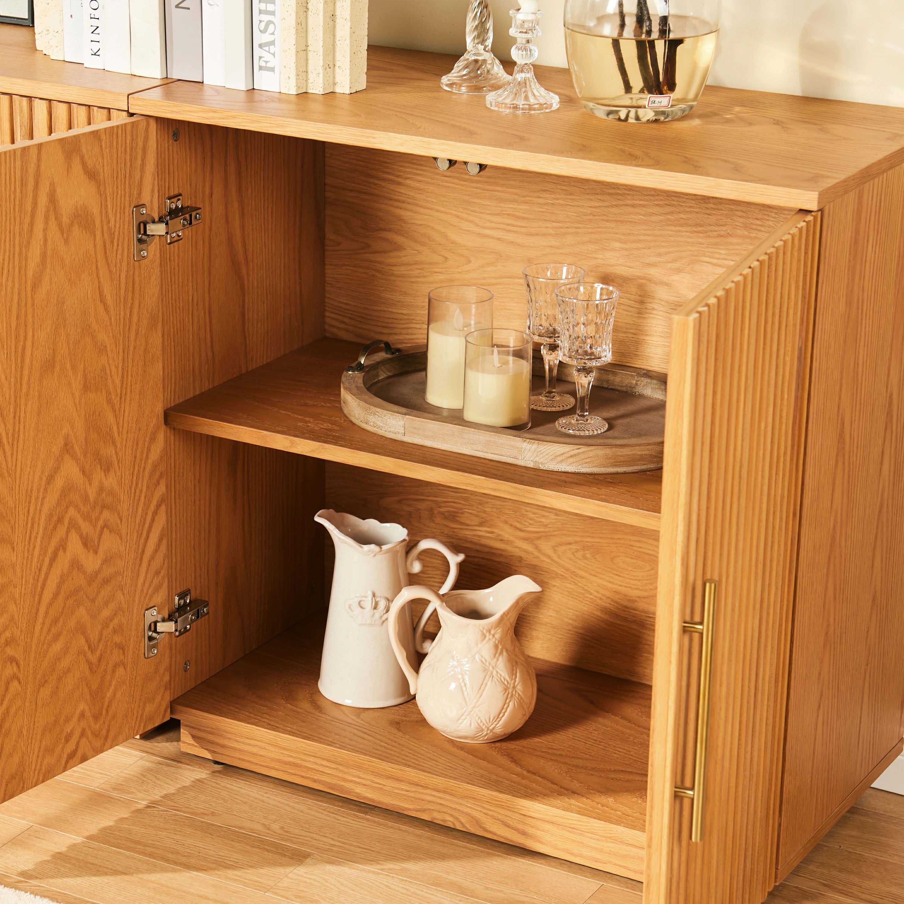 Holt Oak Modular Media Console (Set of 4)