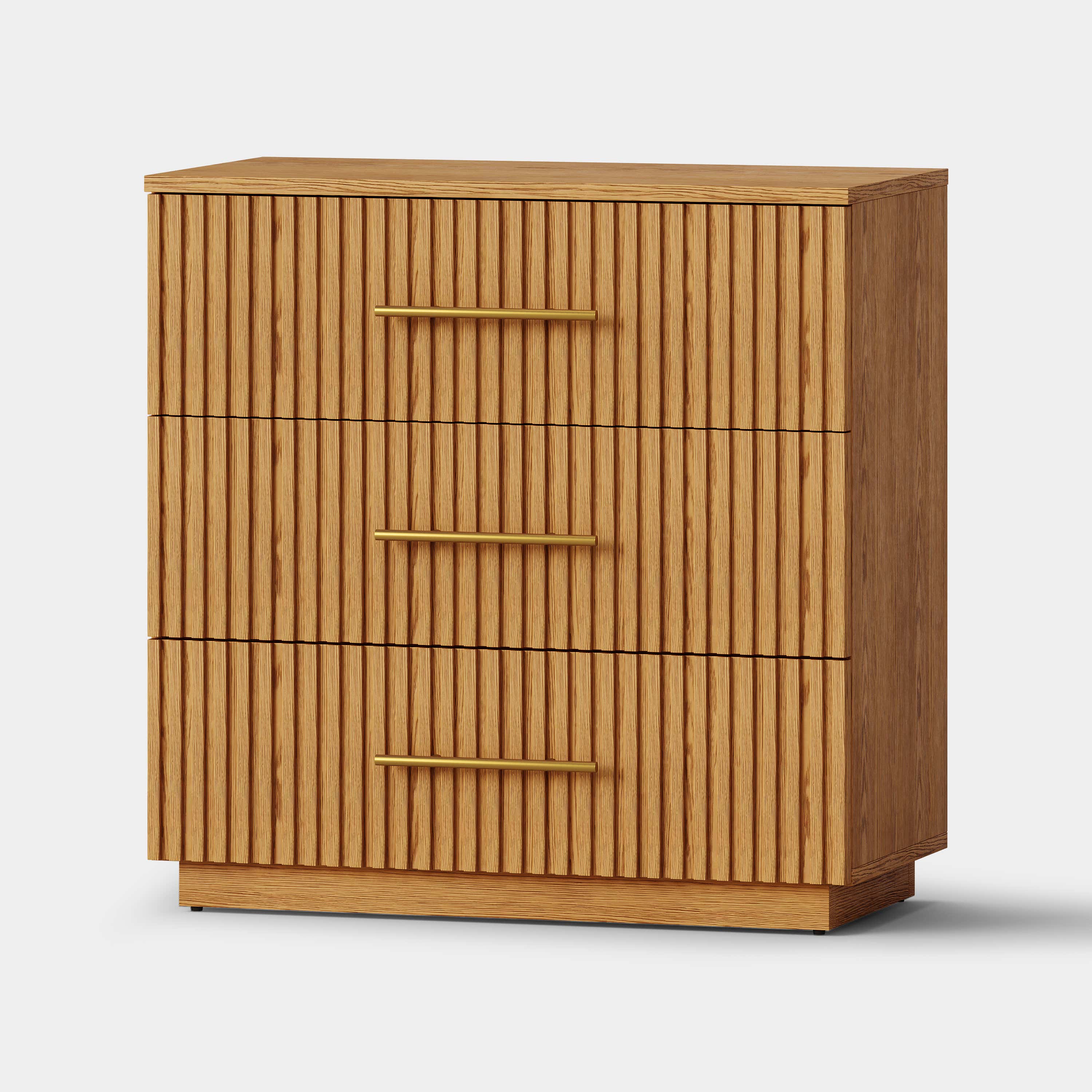 Holt 126" Oak 12-Drawer Chest(Set of 4)