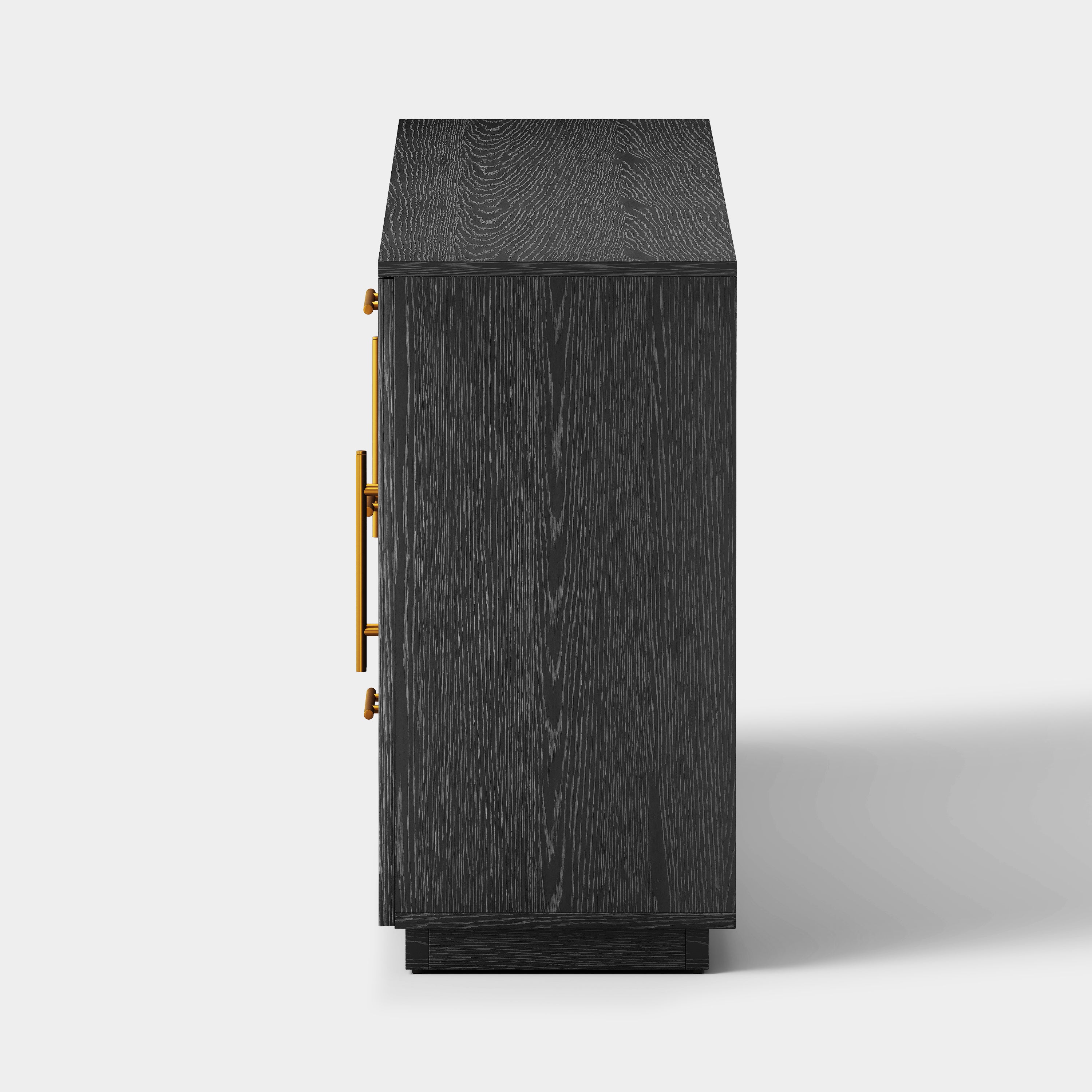 Holt Oak Modular Media Console (Set of 3)