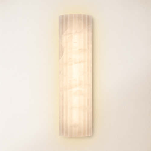 Luminare Resin Fluted Wall Sconce 5"