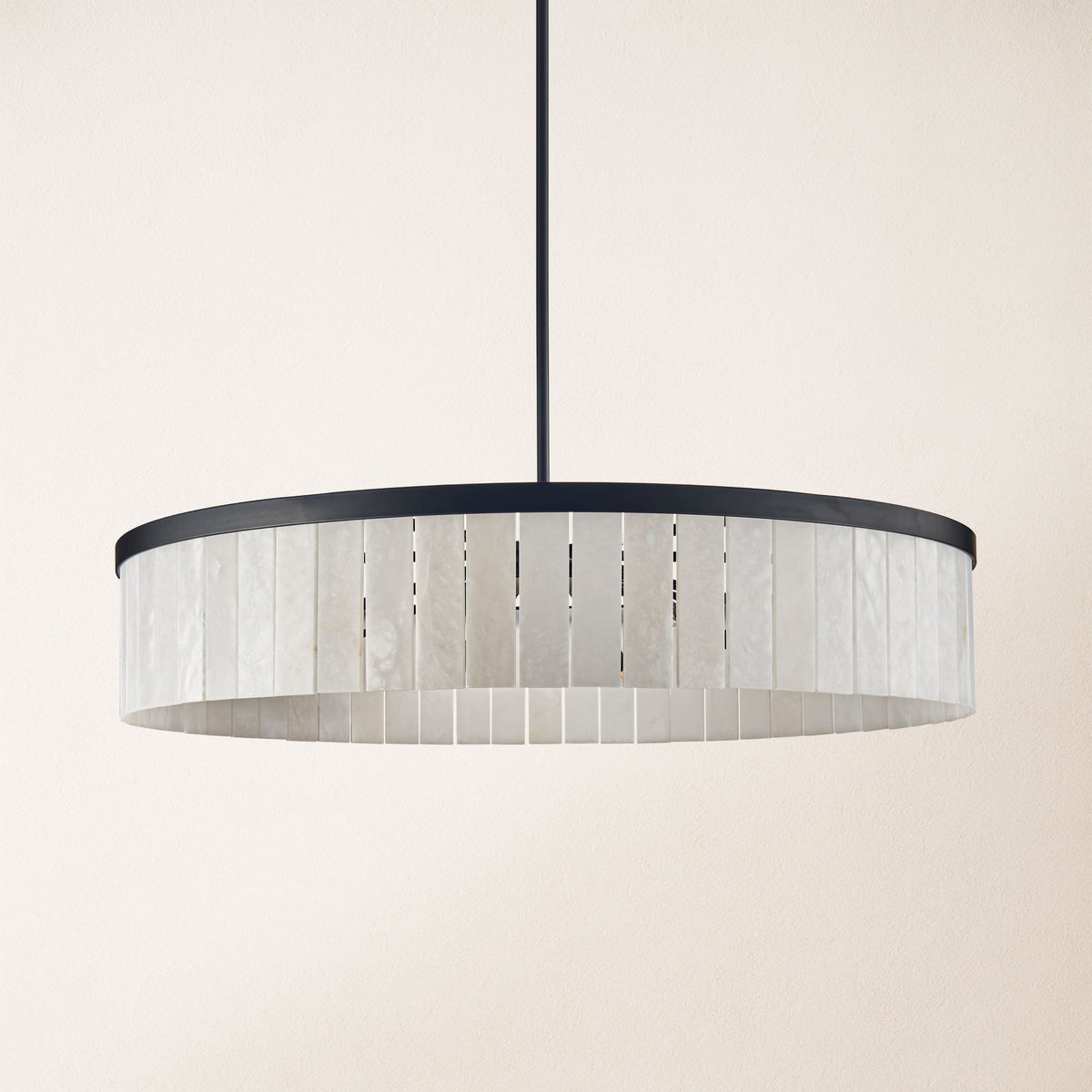 Solmare Alabaster Round Chandelier 41.3"D