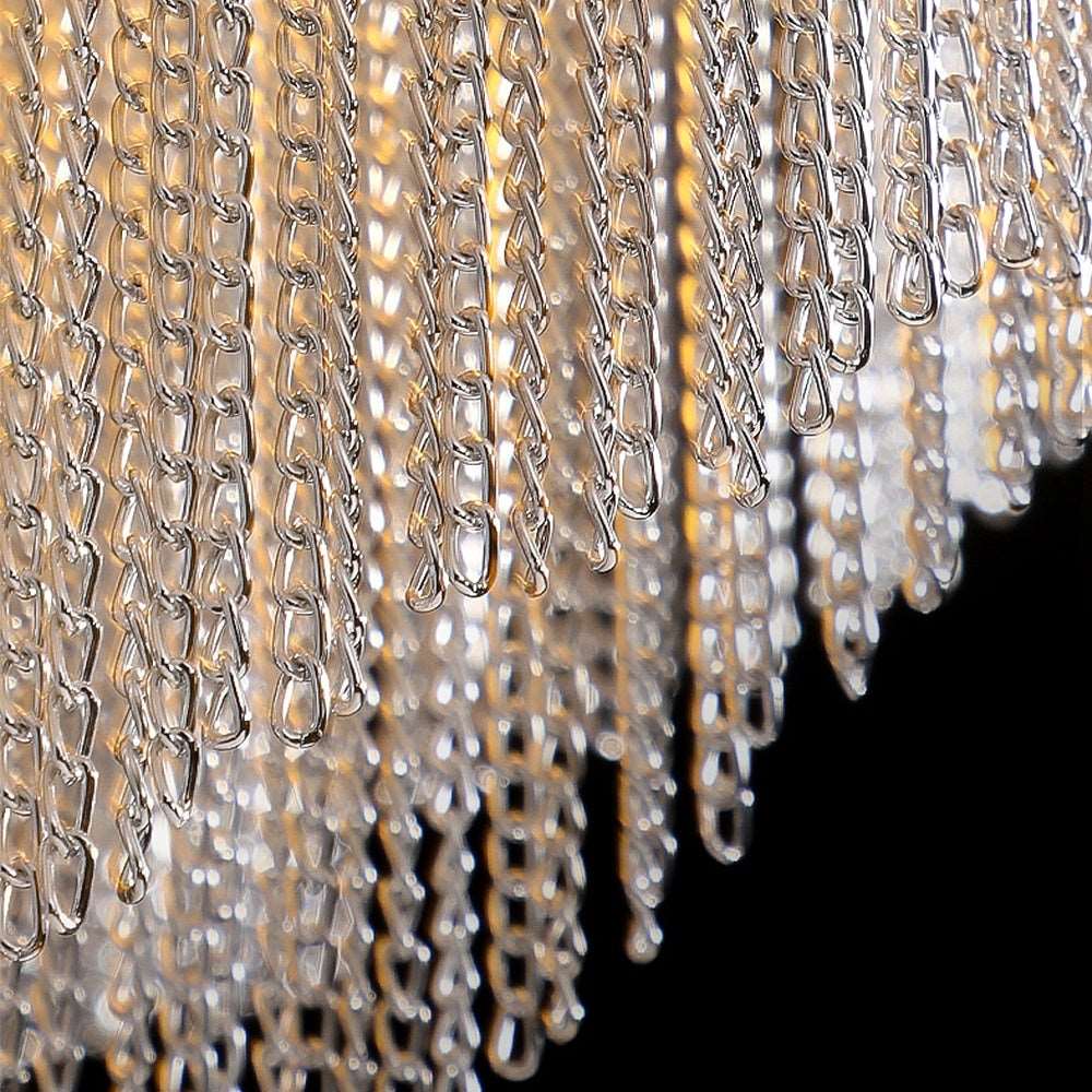 Teresa Cadena Chain Tassel Ceiling Light Fixture