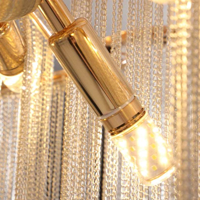 Teresa Cadena Chain Tassel Ceiling Light Fixture