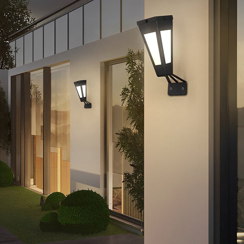 Terramur Metal LED Solar Outdoor Wall Light