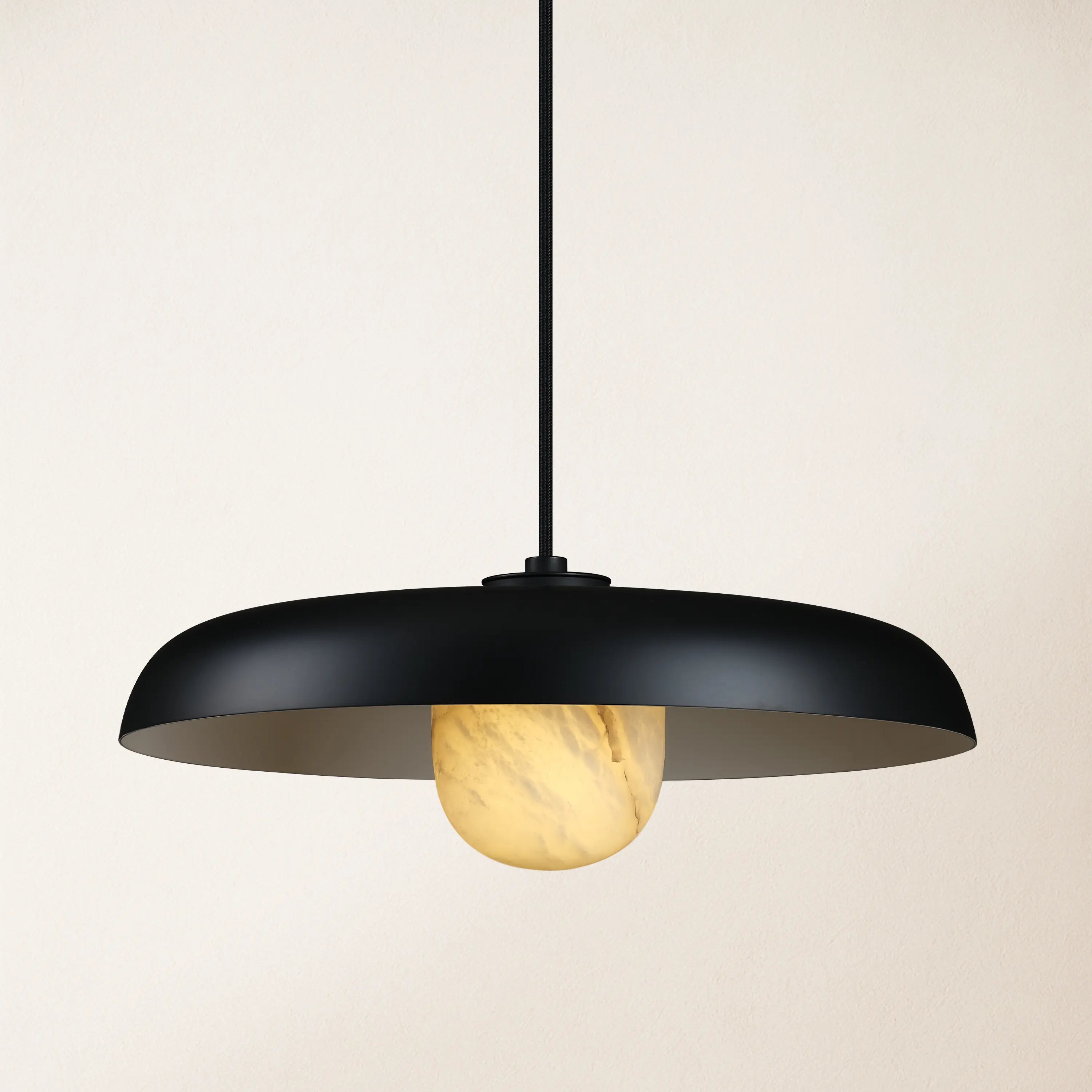 Minera Alabaster Pendant Light 16"D