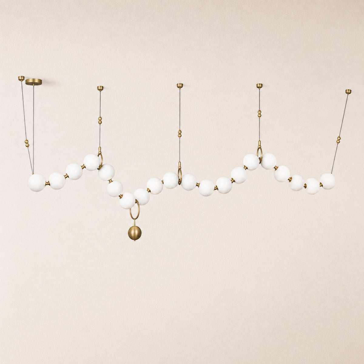 Celestine Necklace Glass Pendant