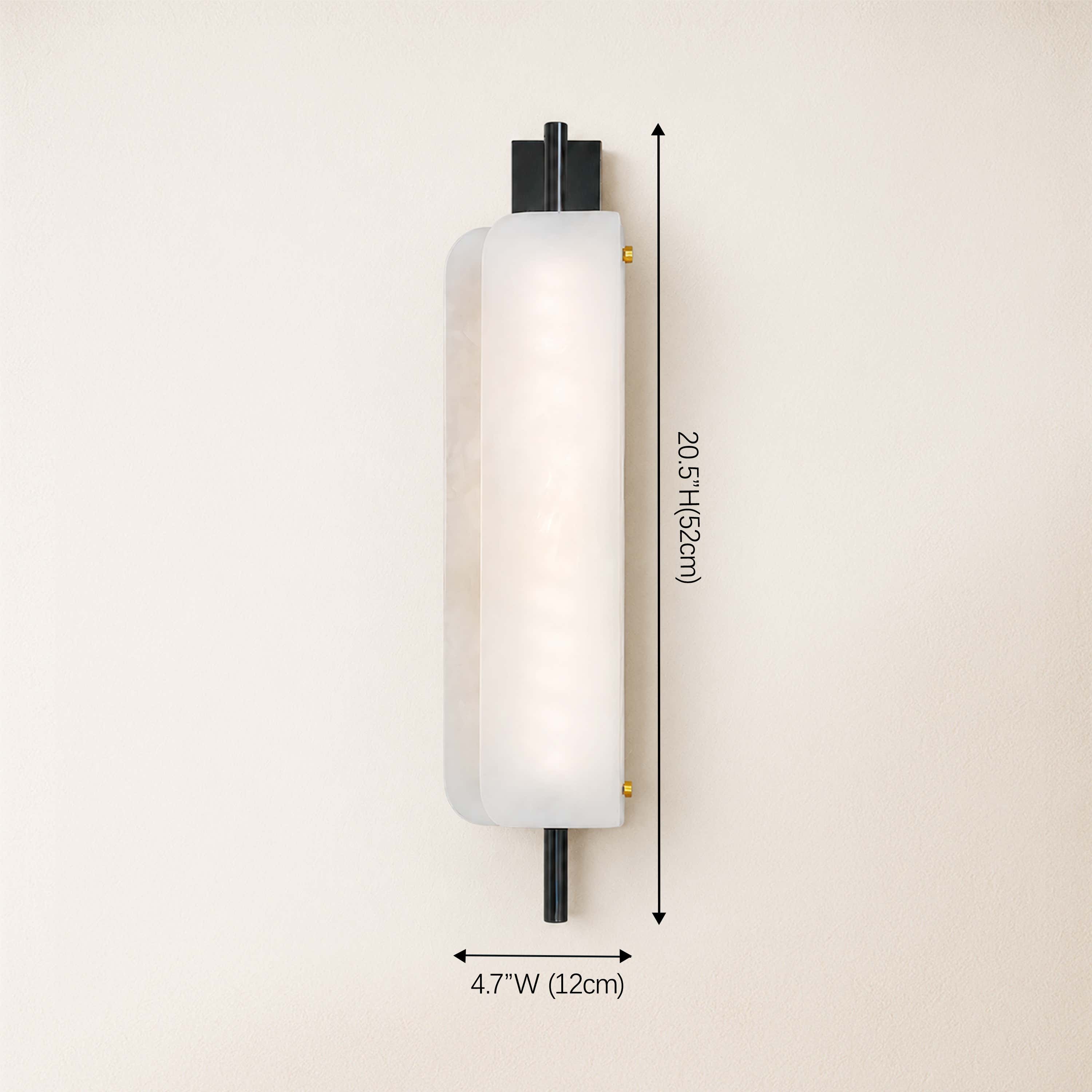 Oravia Alabaster Wall Sconce