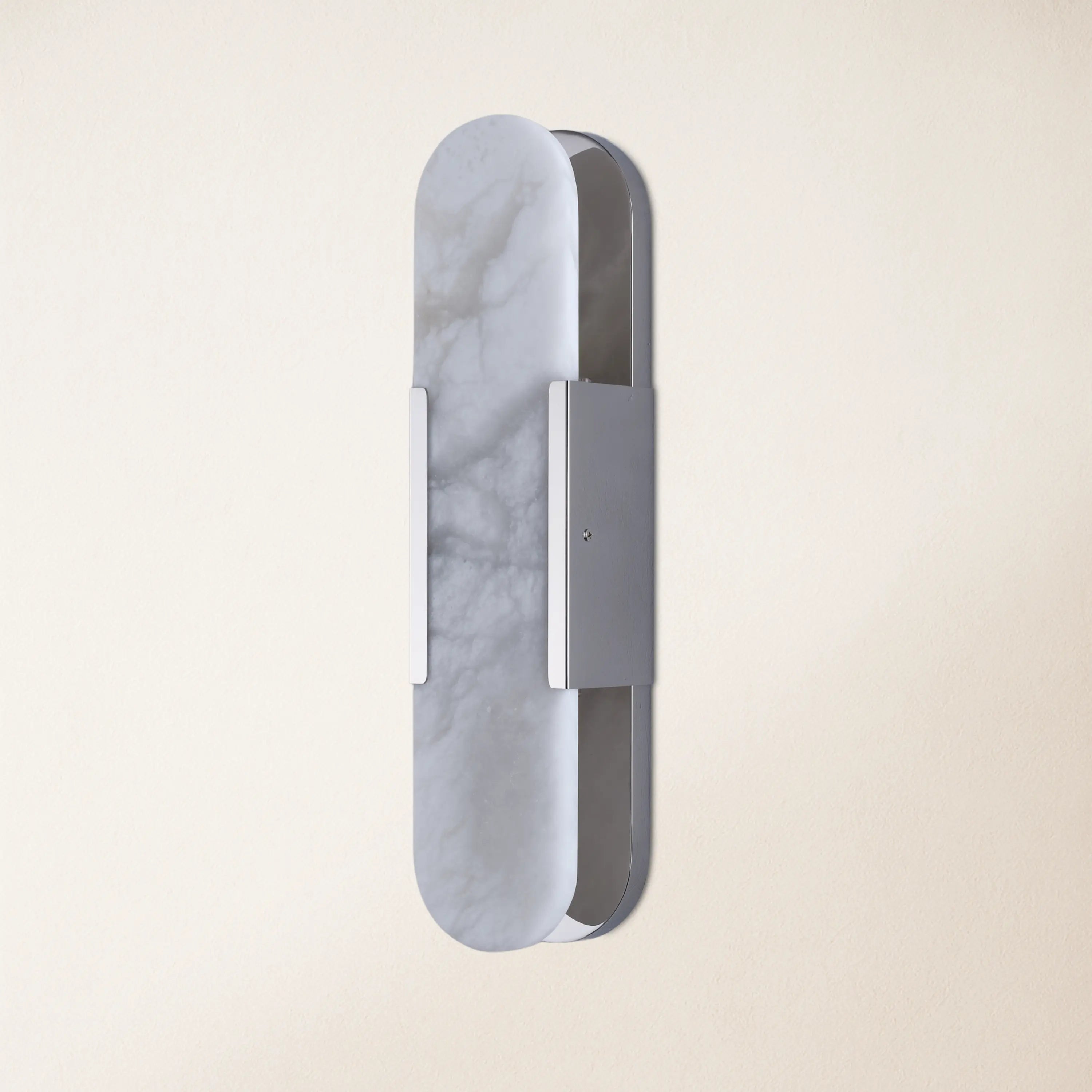 OpalEdge Alabaster Oval Wall Sconce 19.7"H