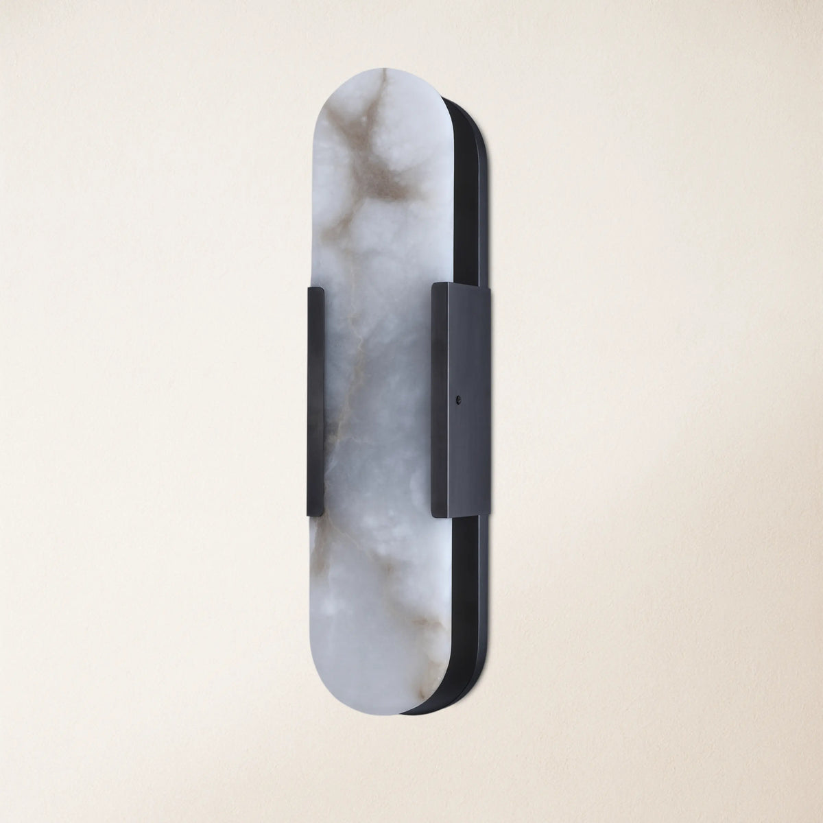 OpalEdge Alabaster Oval Wall Sconce 20"H