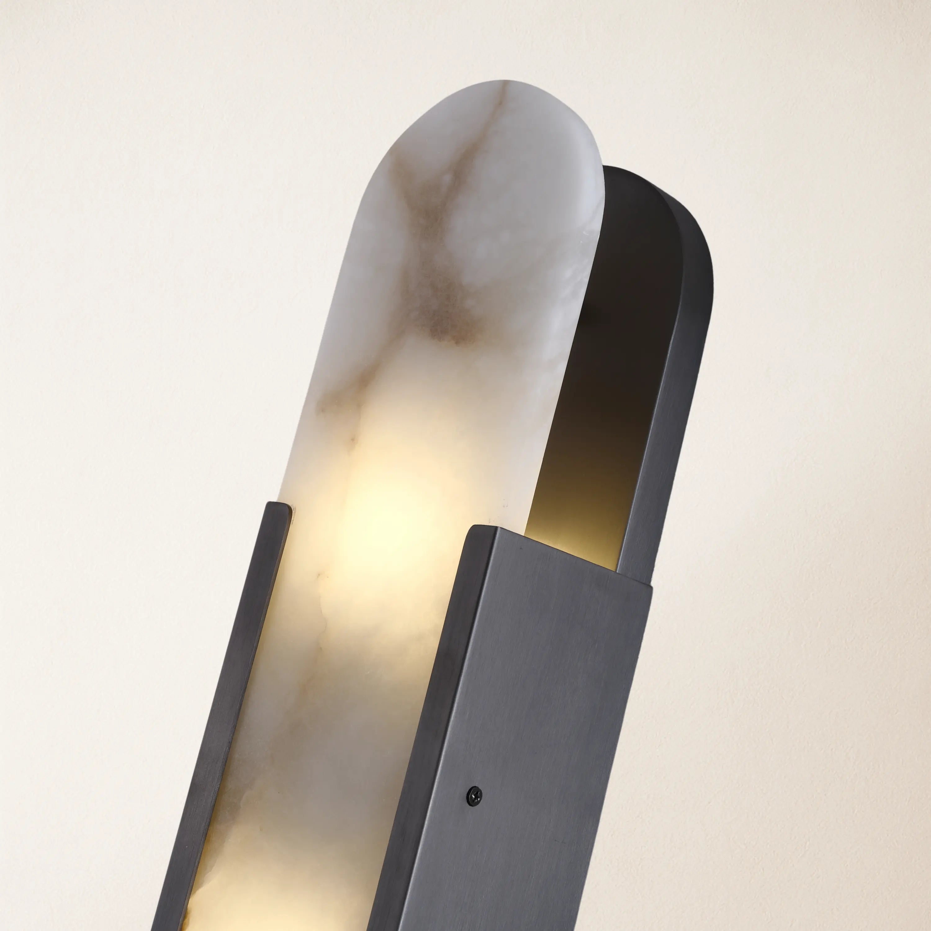 OpalEdge Alabaster Oval Wall Sconce 19.7"H