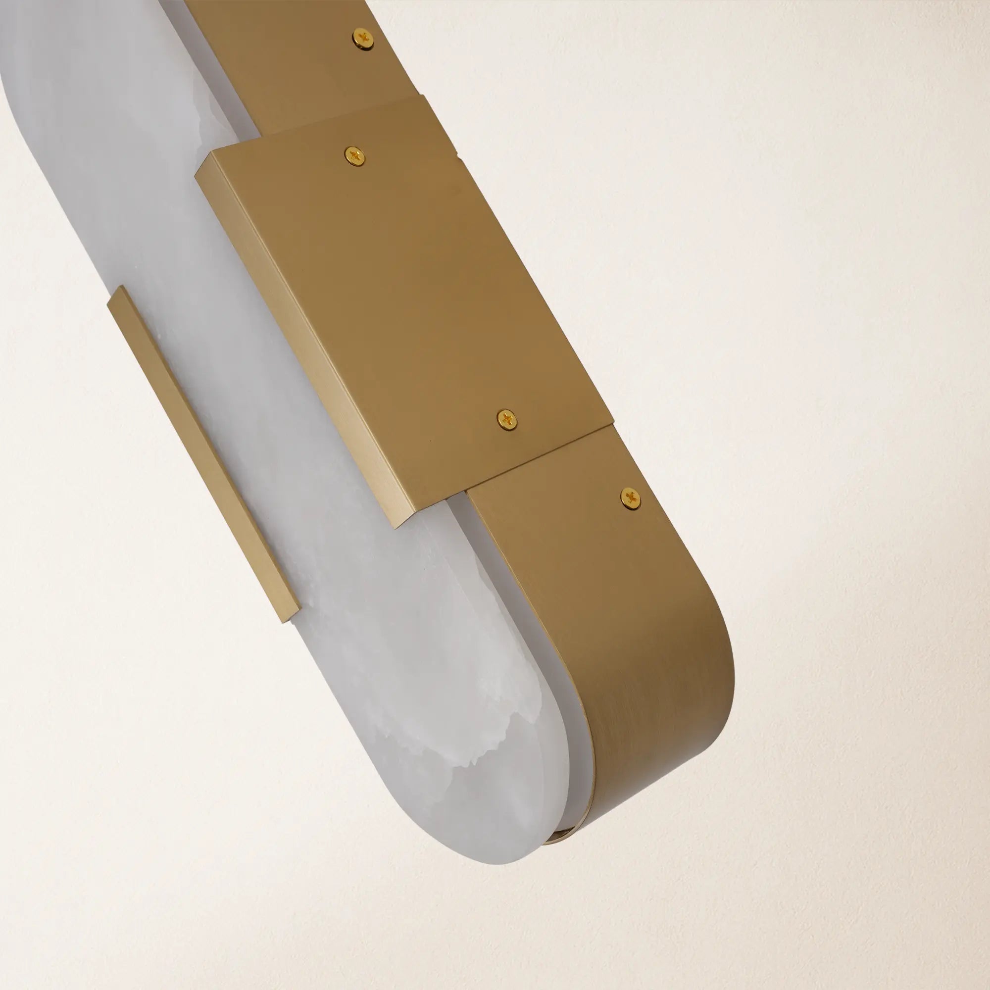 OpalEdge Alabaster Wall Sconce 13.8"H