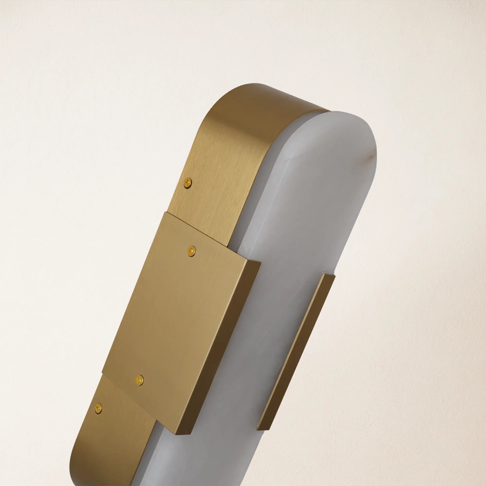 OpalEdge Alabaster Wall Sconce 13.8"H