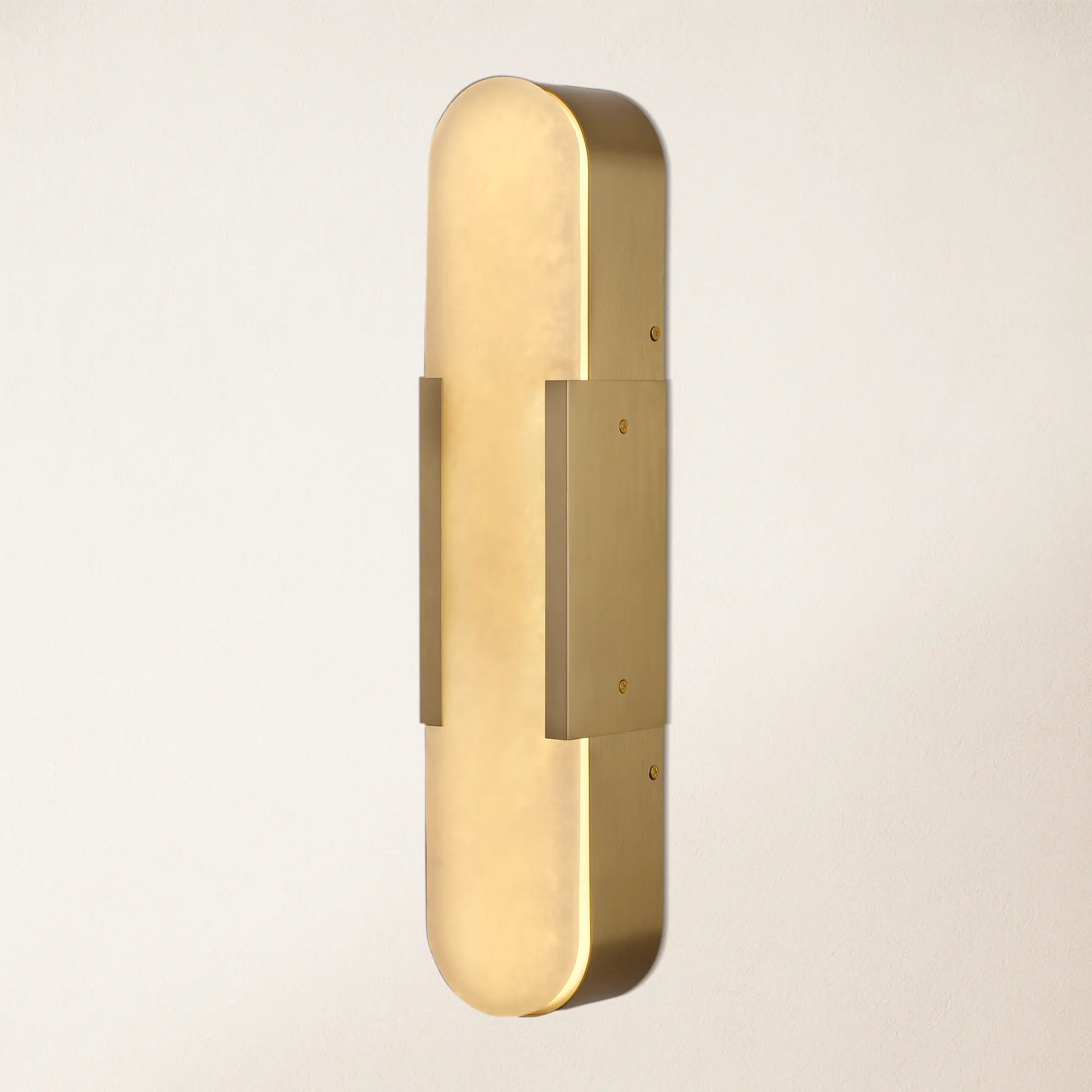 OpalEdge Alabaster Wall Sconce 20"H