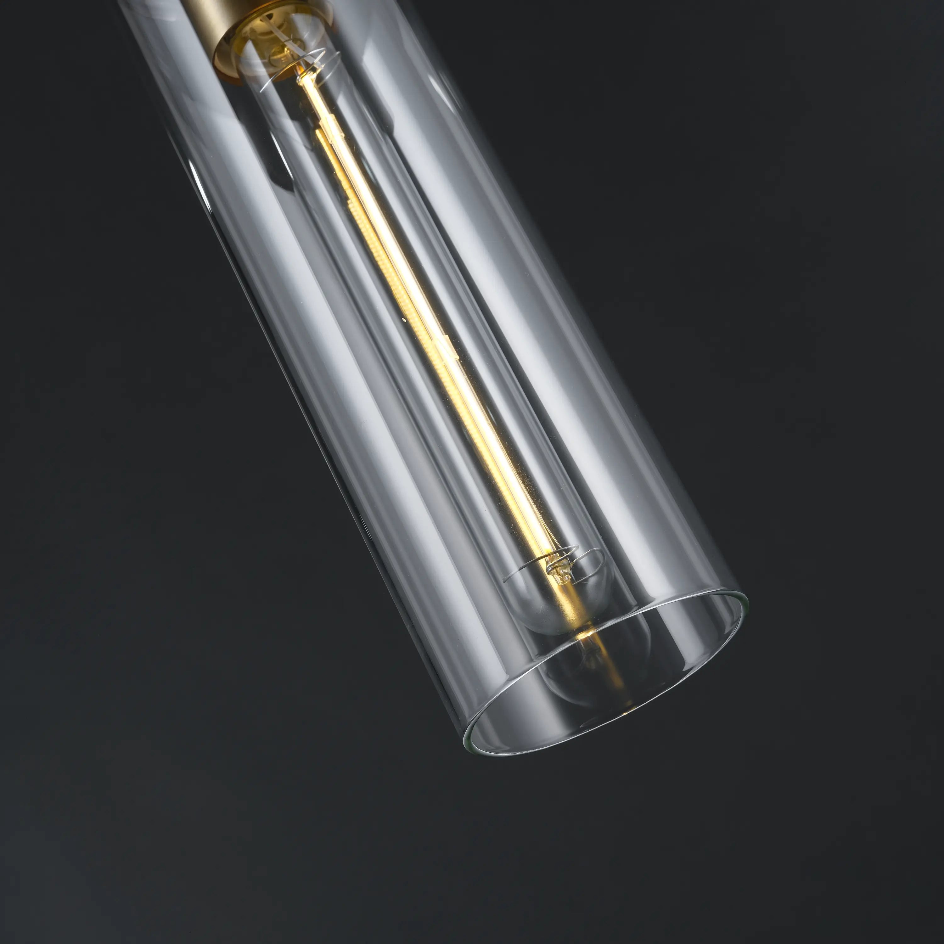 Cylora Glass Tube Pendant 3.8''H