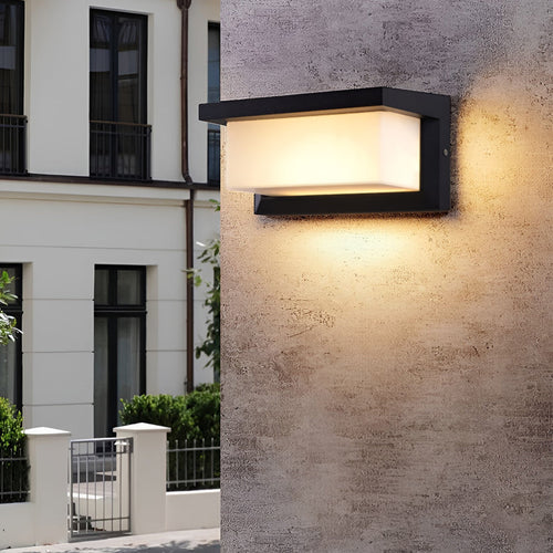 Rayform Rectangle Light Control Outdoor Wall Light