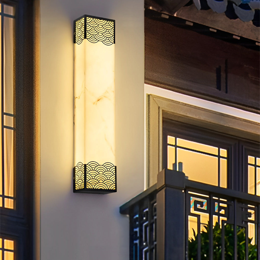 Omniguard Resin Rectangular Outdoor Wall Light