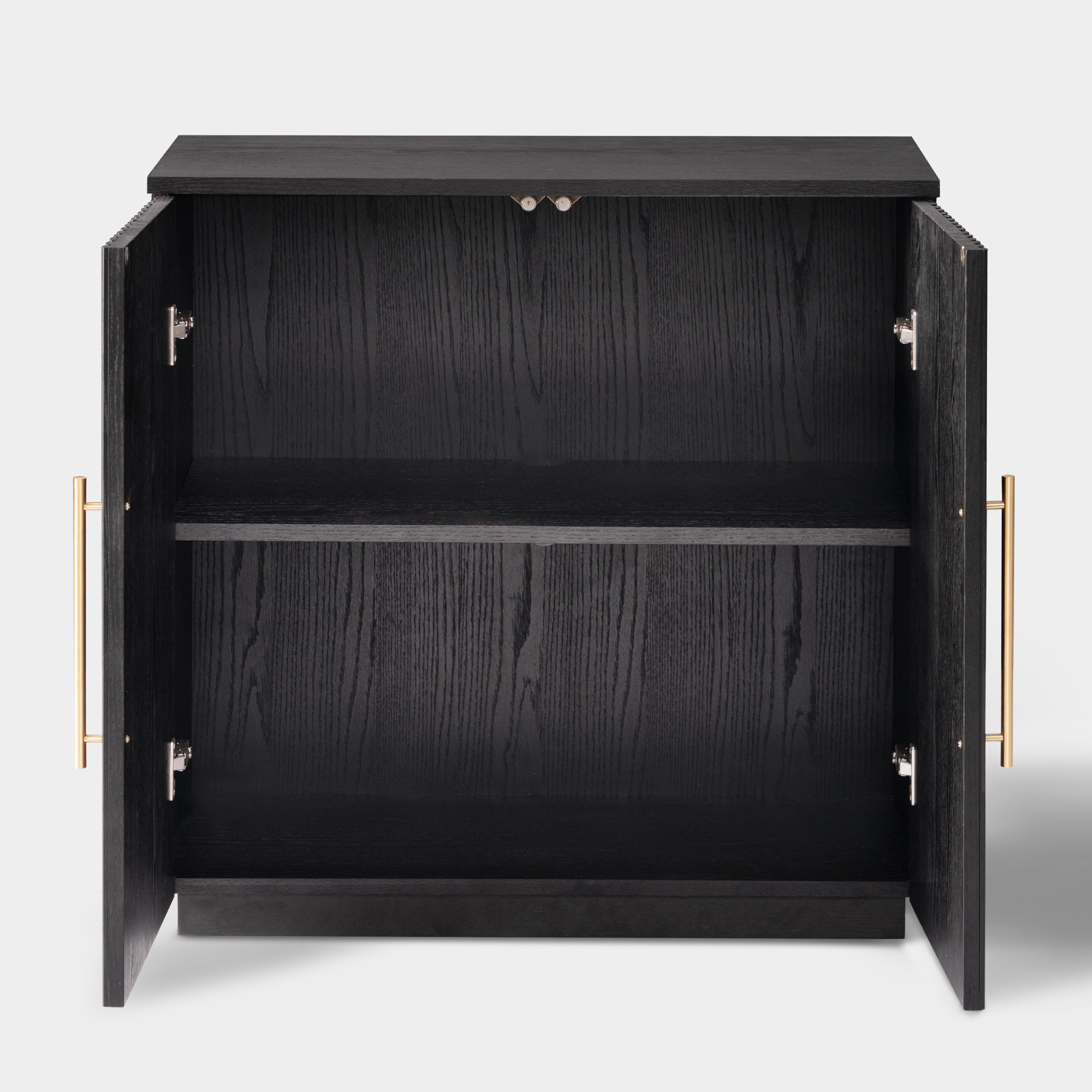 Holt 94.5″ Oak Media Console(Set of 3)
