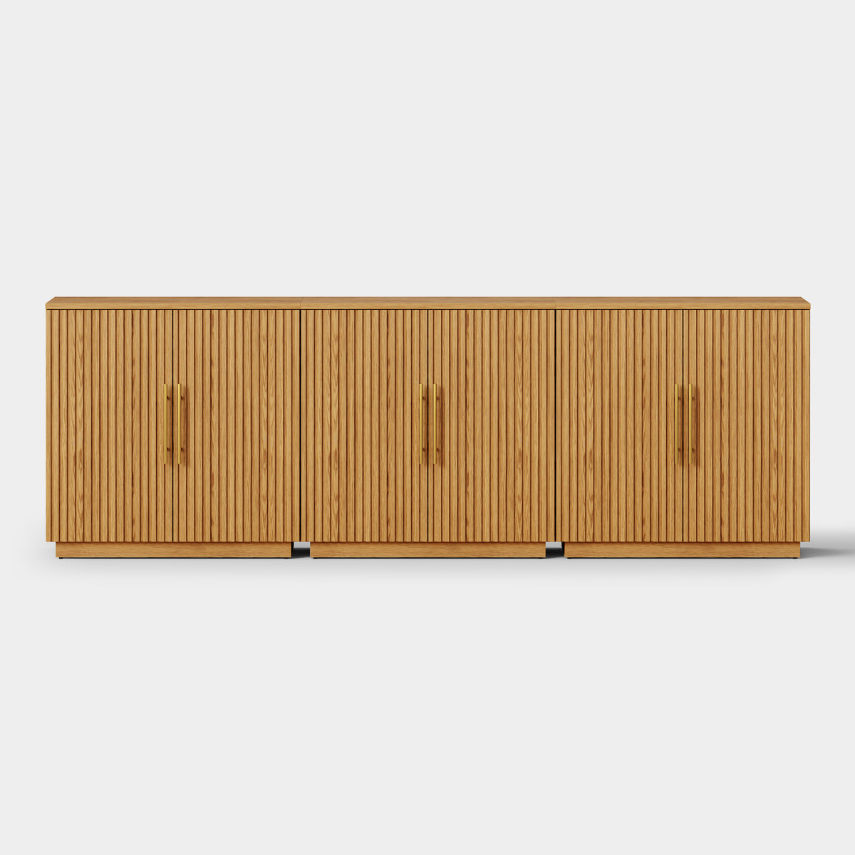 Holt 95″ Solid Oak Console(Set of 3)