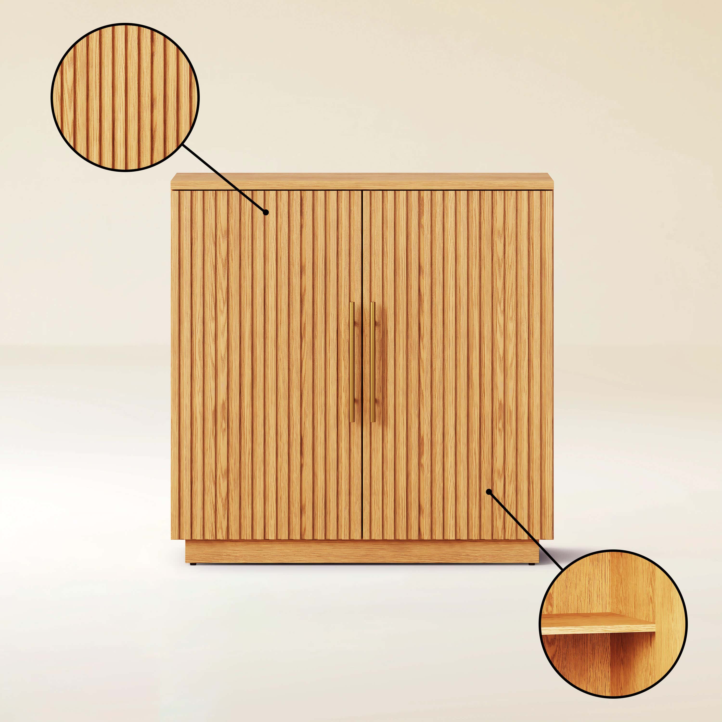 Holt 32″ Solid Oak Cabinet