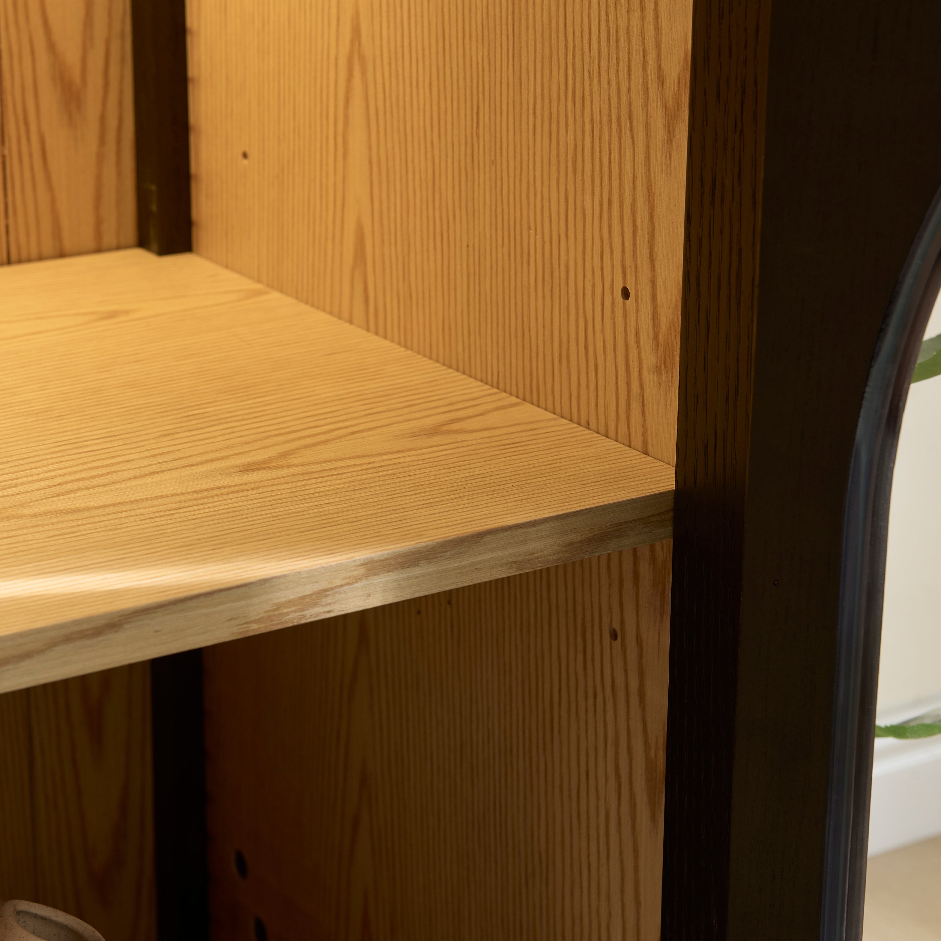 Alvar Arched 32″ Oak Storage Cabinet