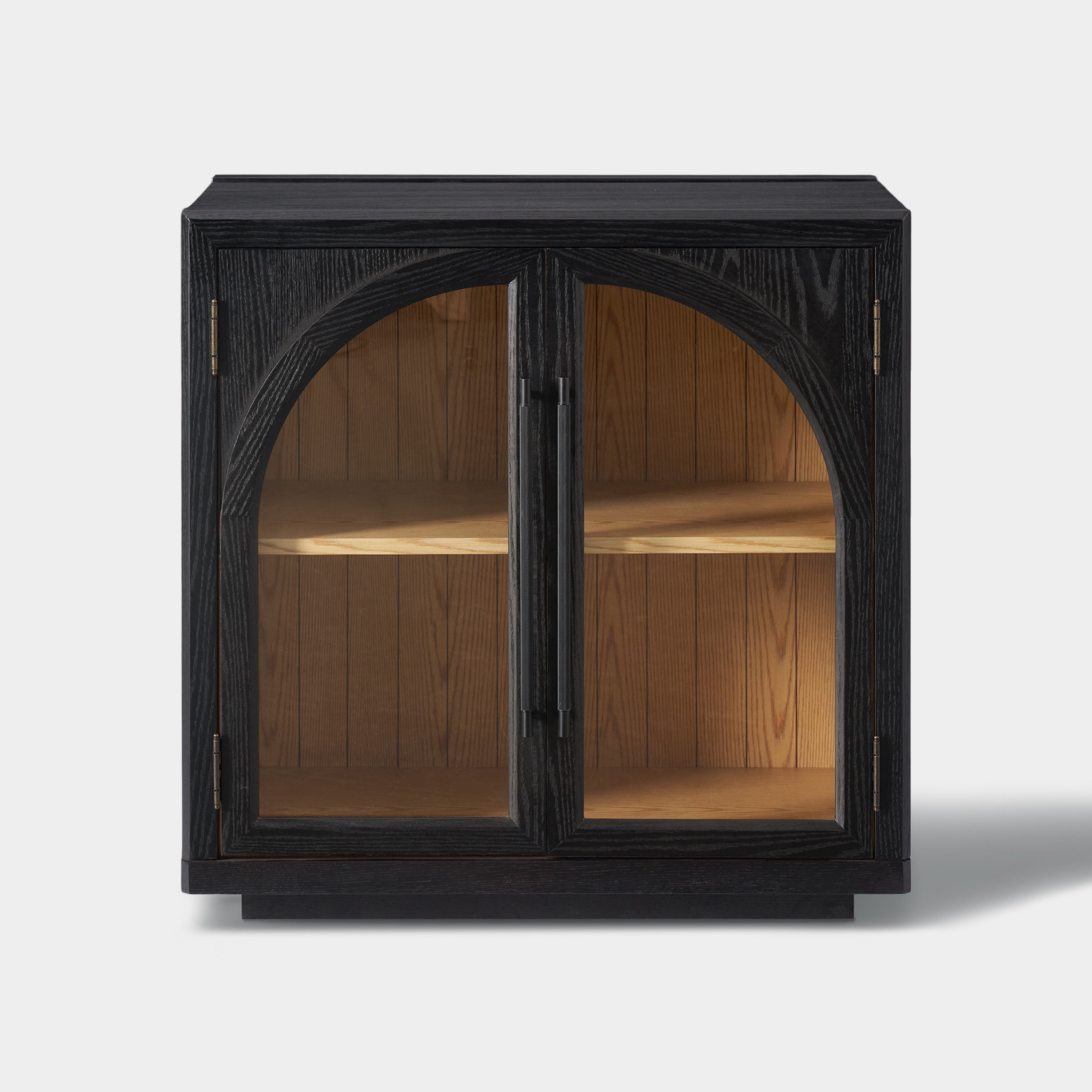 Alvar Arched 126″ Oak Media Console(Set of 4)