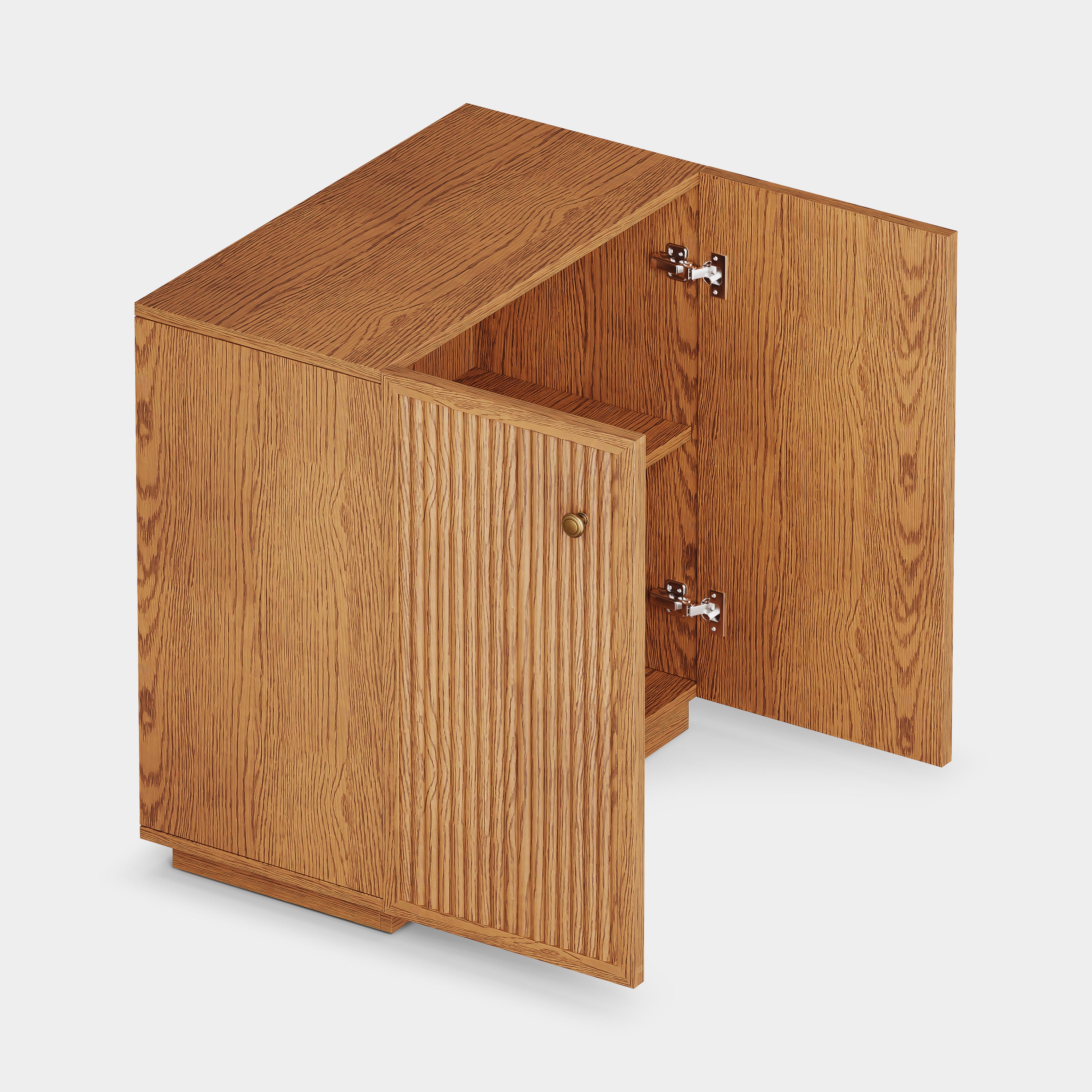 Avery Oak Cabinet 60"W (Set of 2)