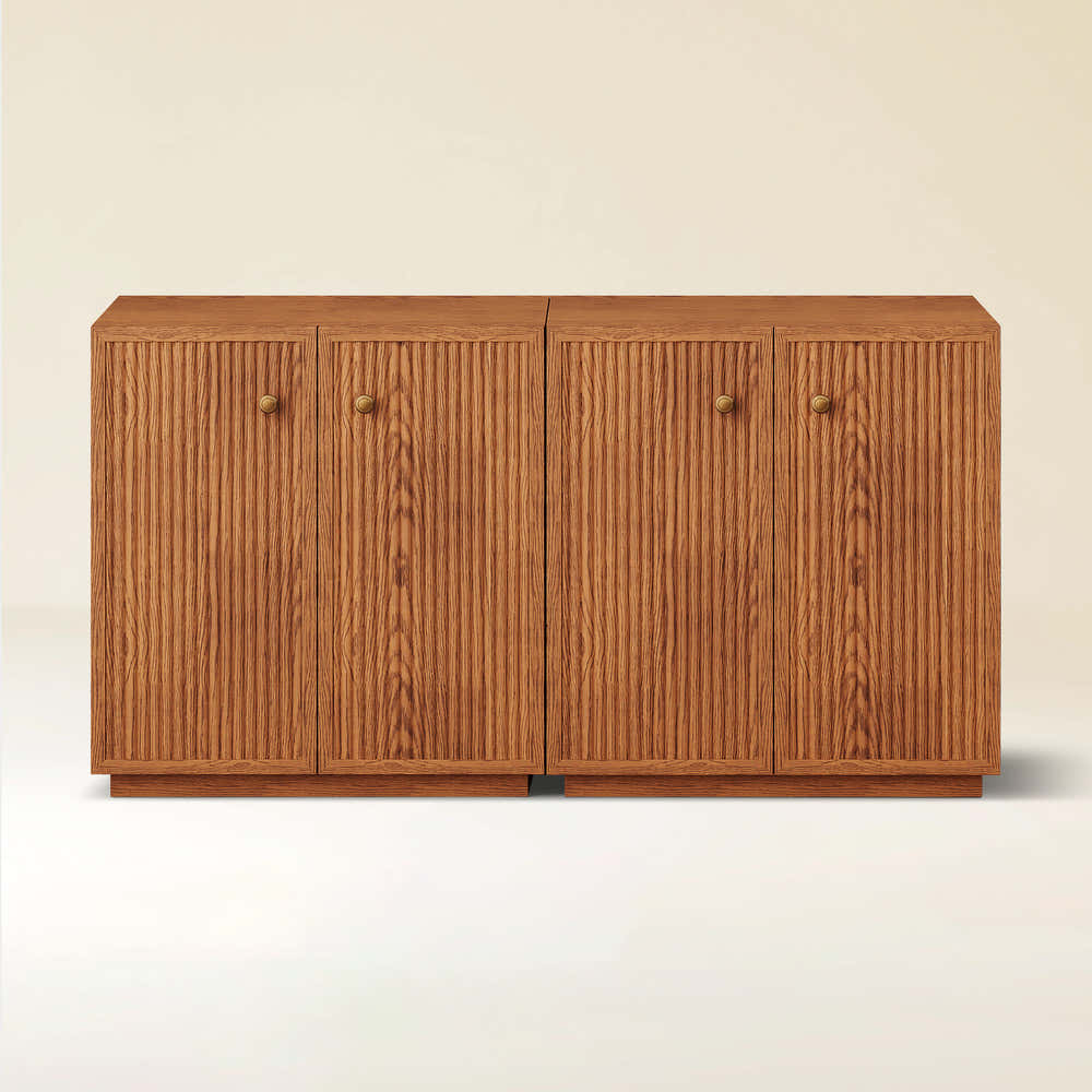 Avery Oak Console 60"W (Set of 2)
