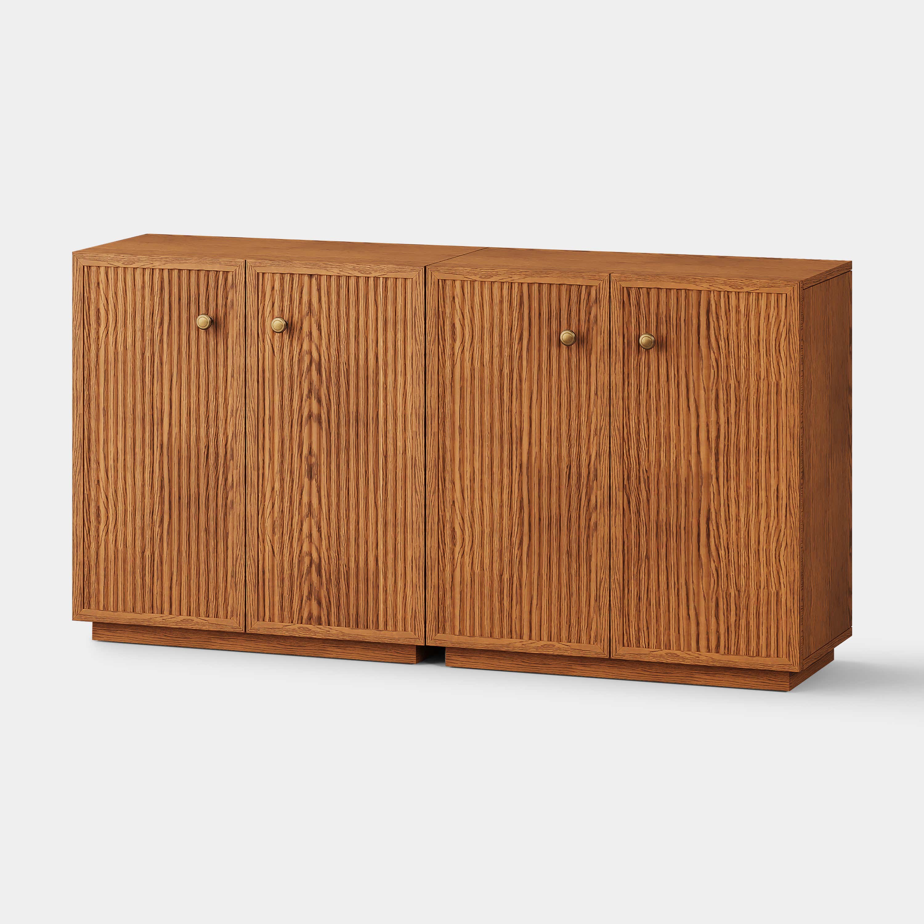 Avery Oak Console 60"W (Set of 2)