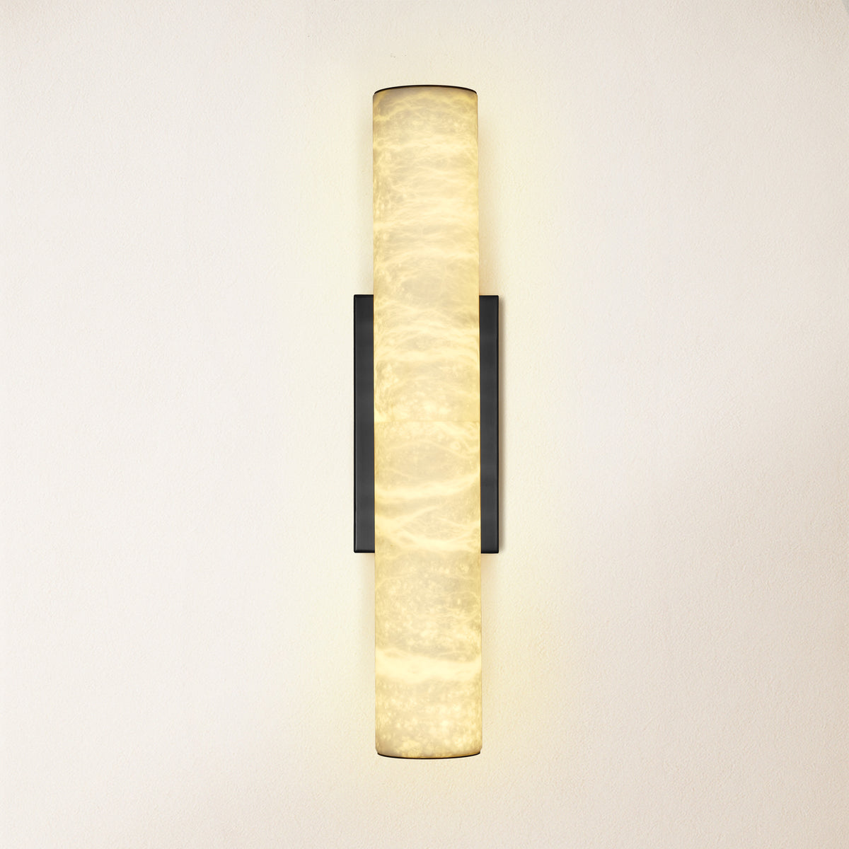 Sylvia Palladian Alabaster Wall Sconce 20"H