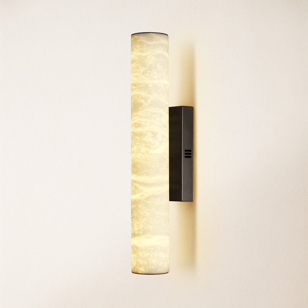 Sylvia Palladian Alabaster Wall Sconce 20"H