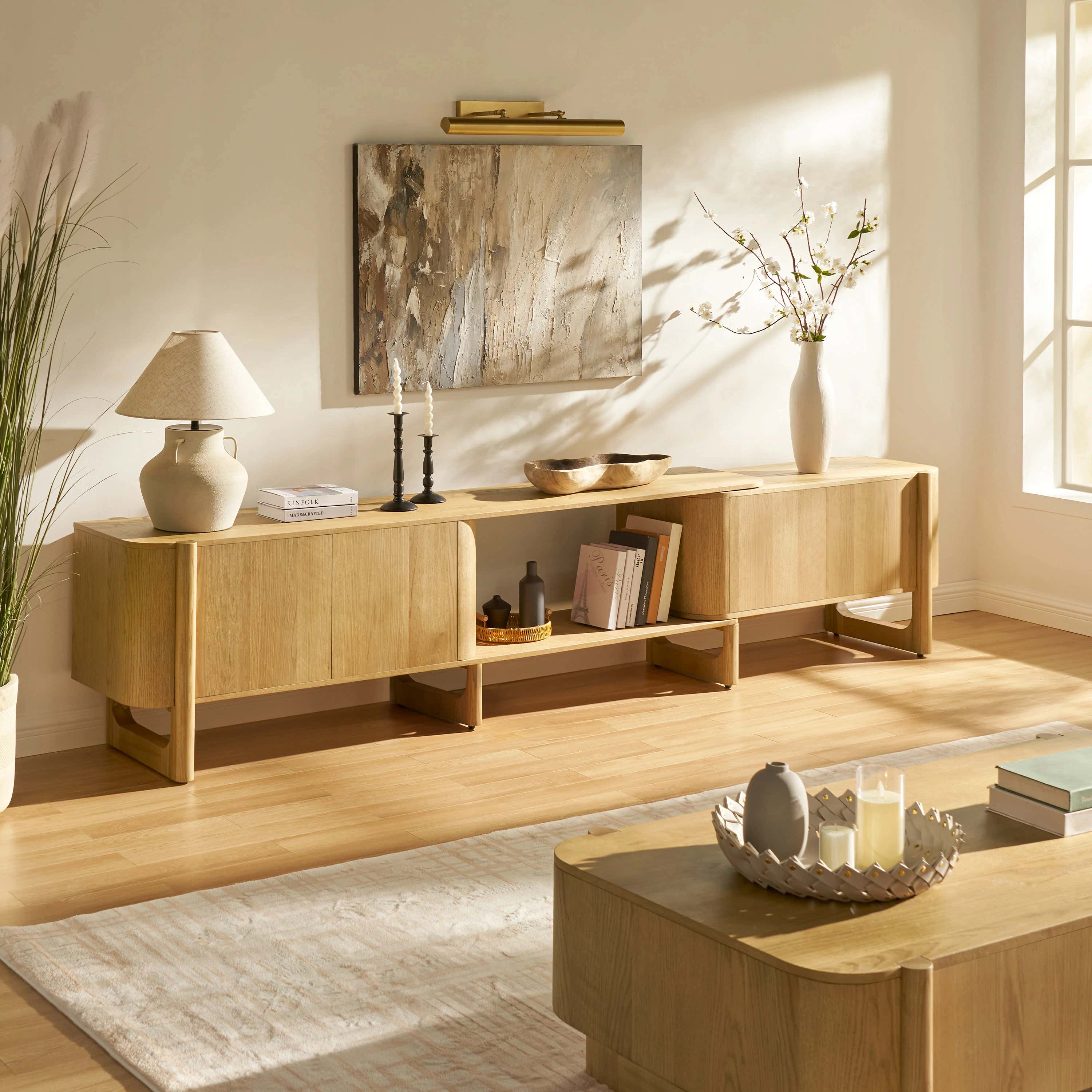 Silas Extendable TV Stand 80" to 110"