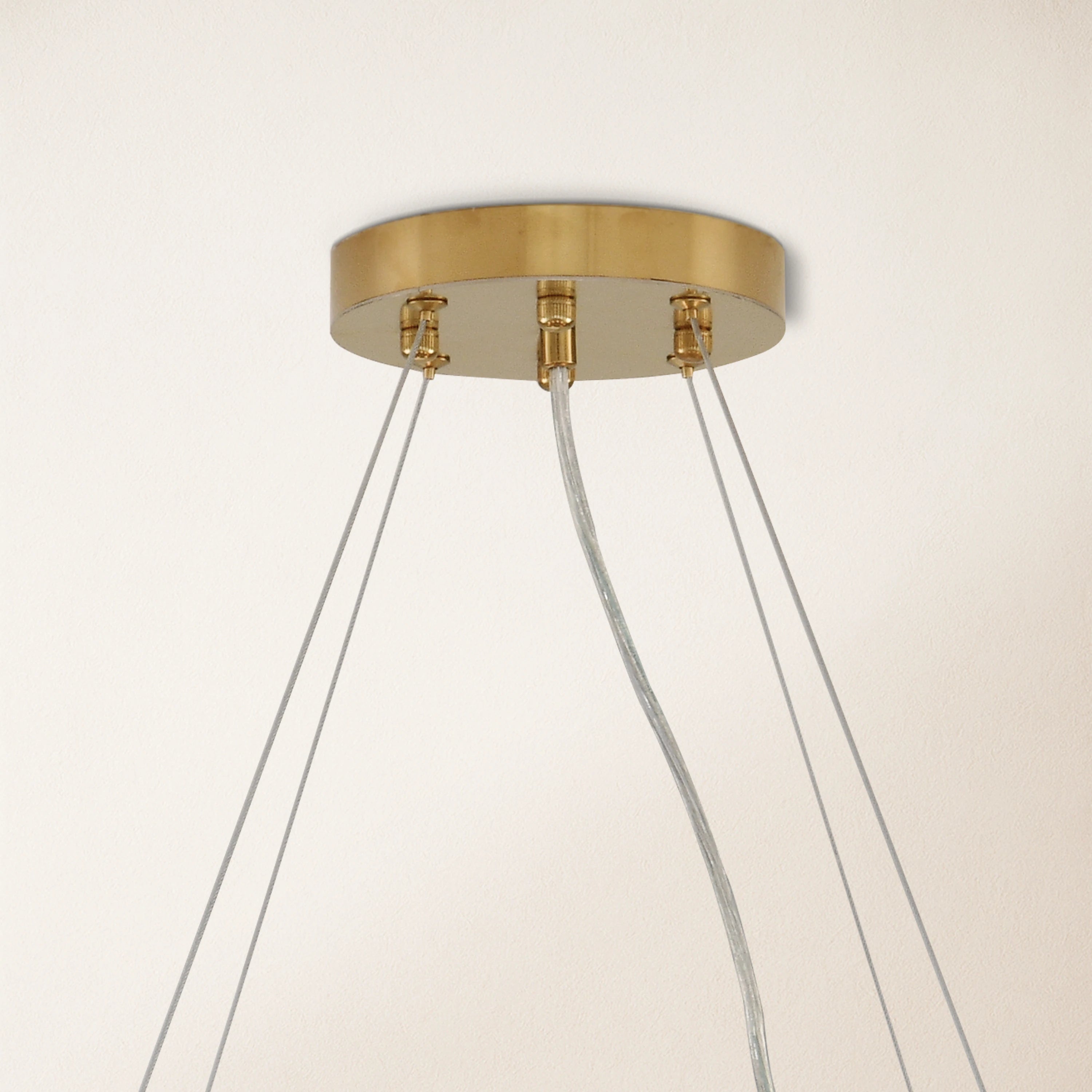 Stellara Crystal Strip Round Chandelier 32"D