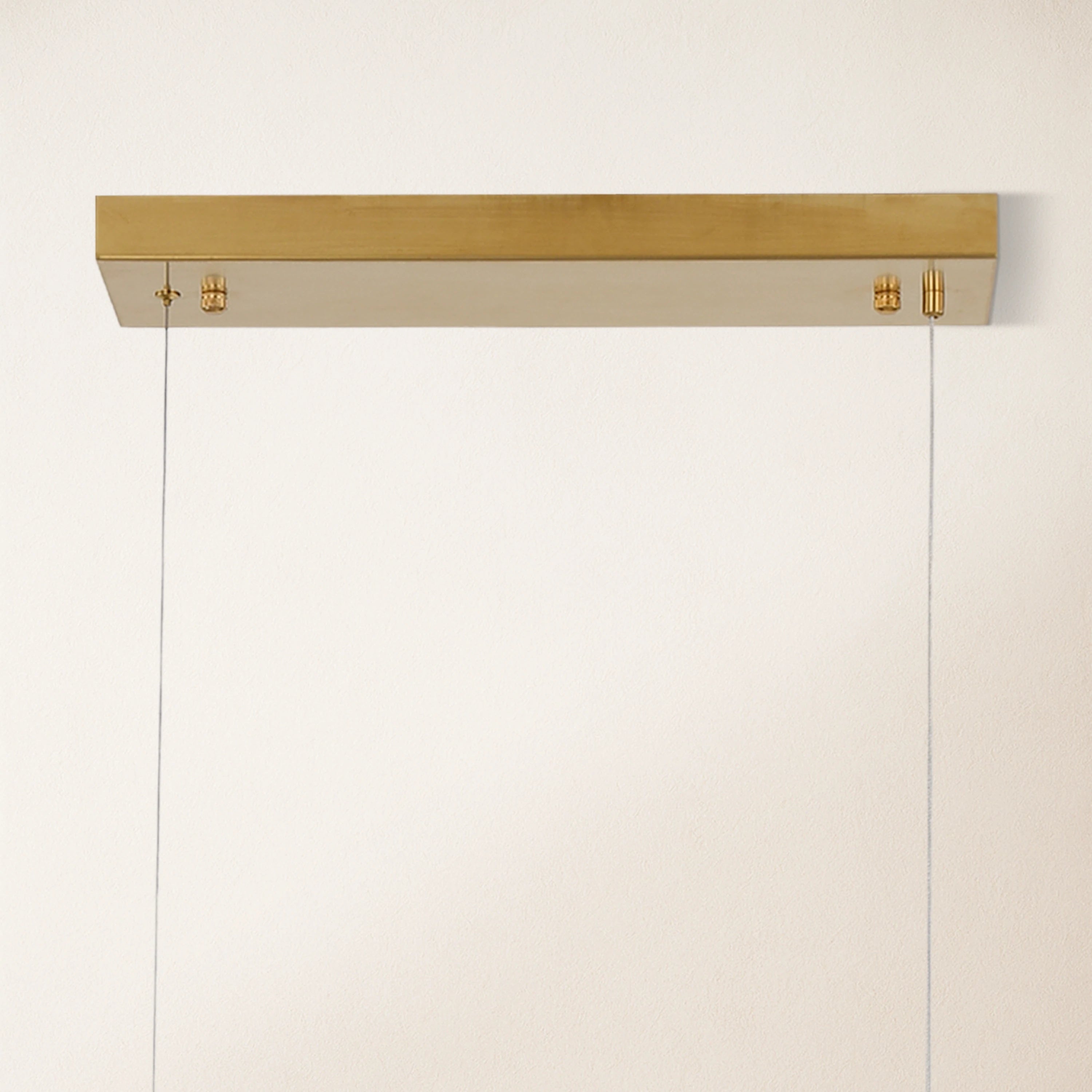 Sylvia Alabaster Linear Chandelier 47"