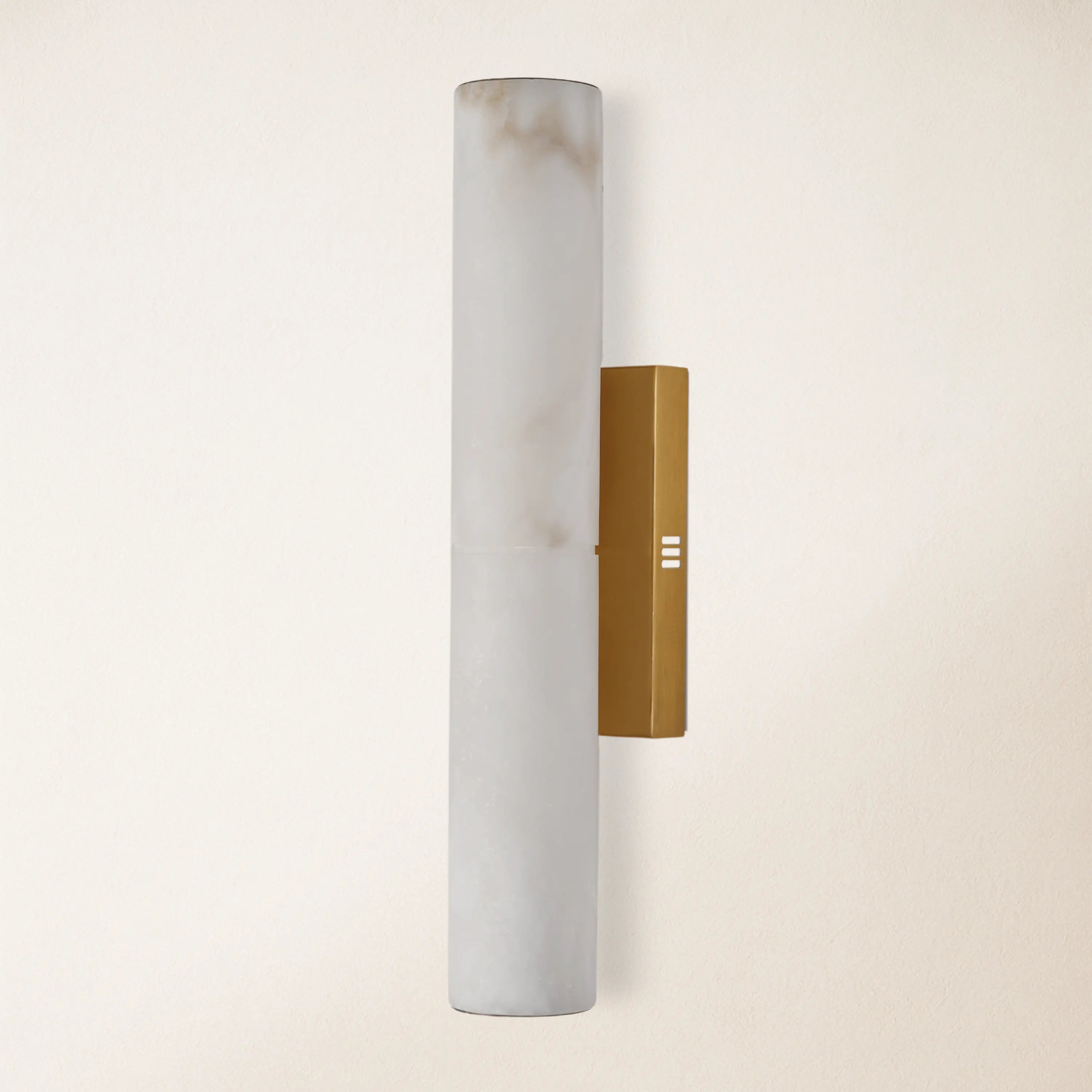 Sylvia Palladian Alabaster Wall Sconce 20"H