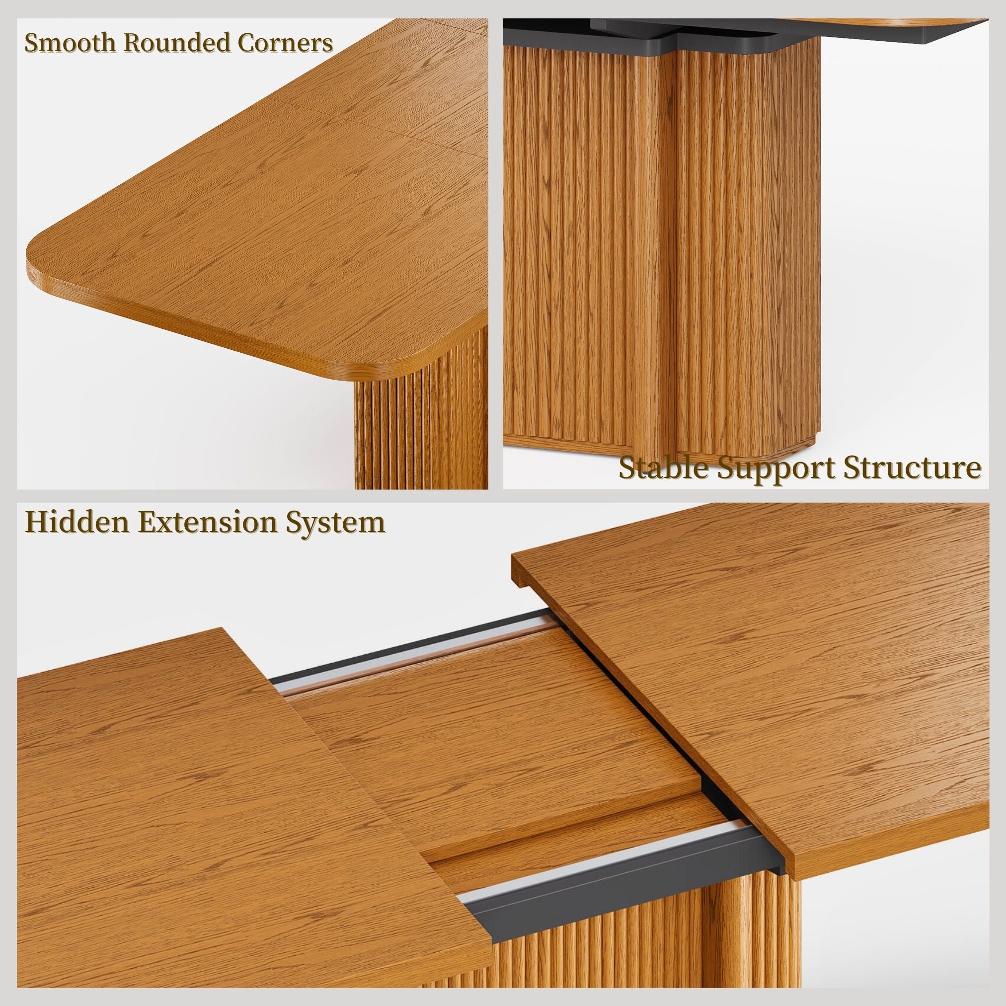 Casey Dining Table 71" To 91"