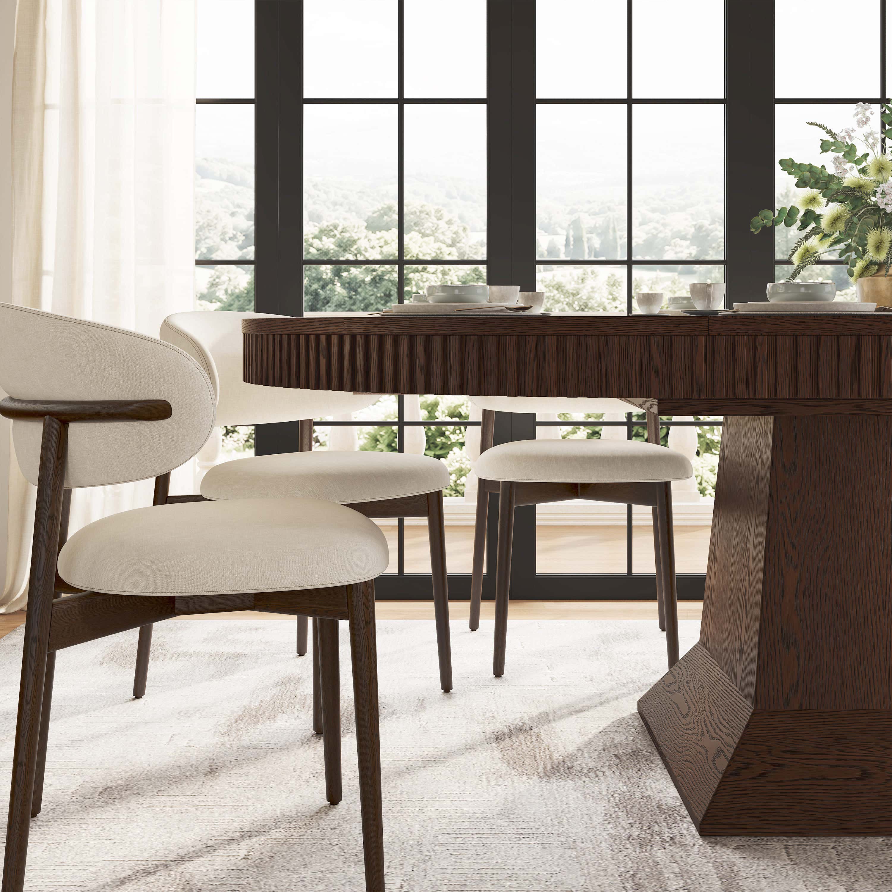 Ansel Dining Table 54" To 85"