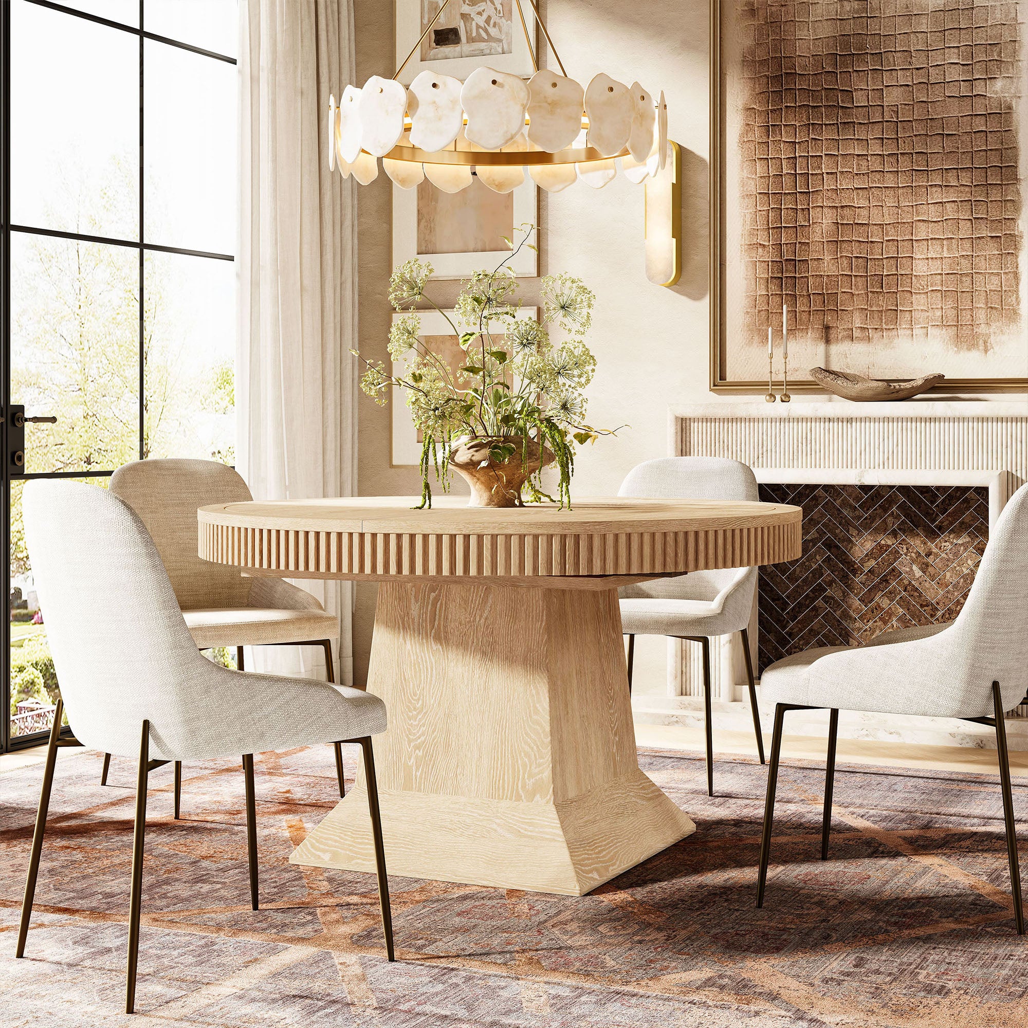 Ansel Dining Table 54" To 85"