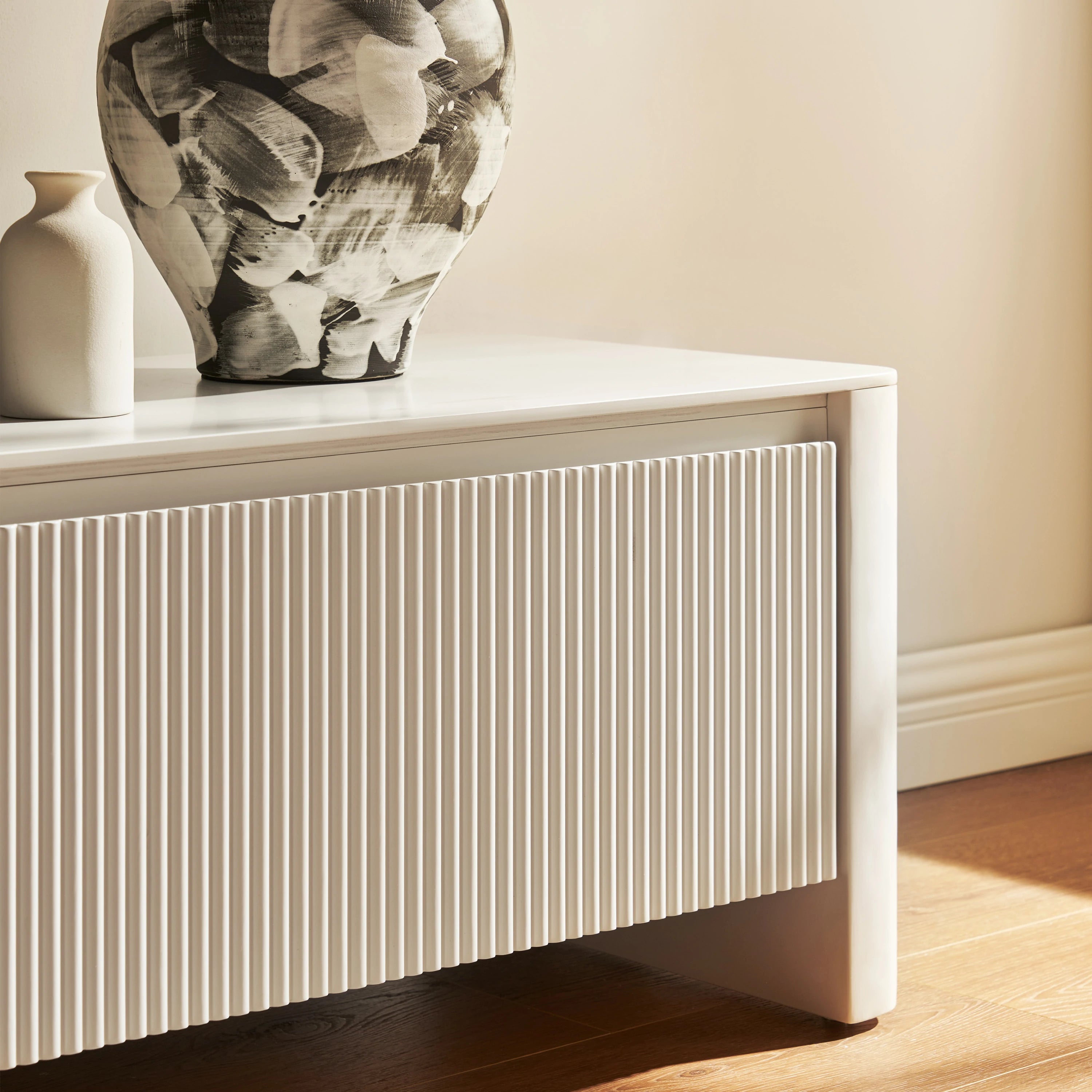 Celia Burnt Stone Media Console 71"