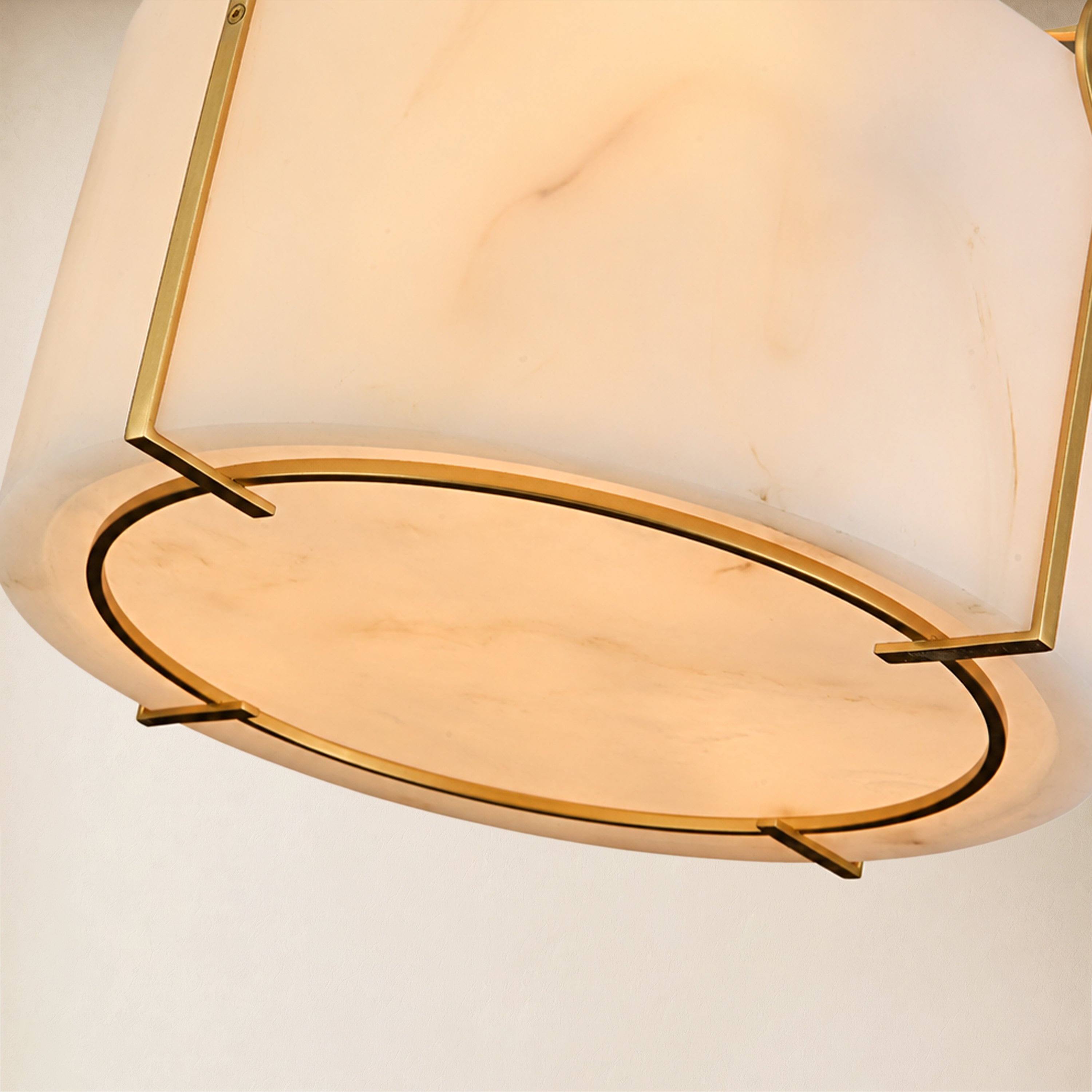 Alora Resin Round Flush Mount #Finish_Gold